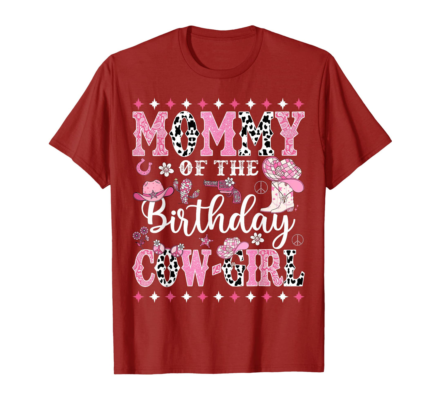 Mommy Of The Birthday CowGirl Rodeo CowGirl Birthday T-Shirt