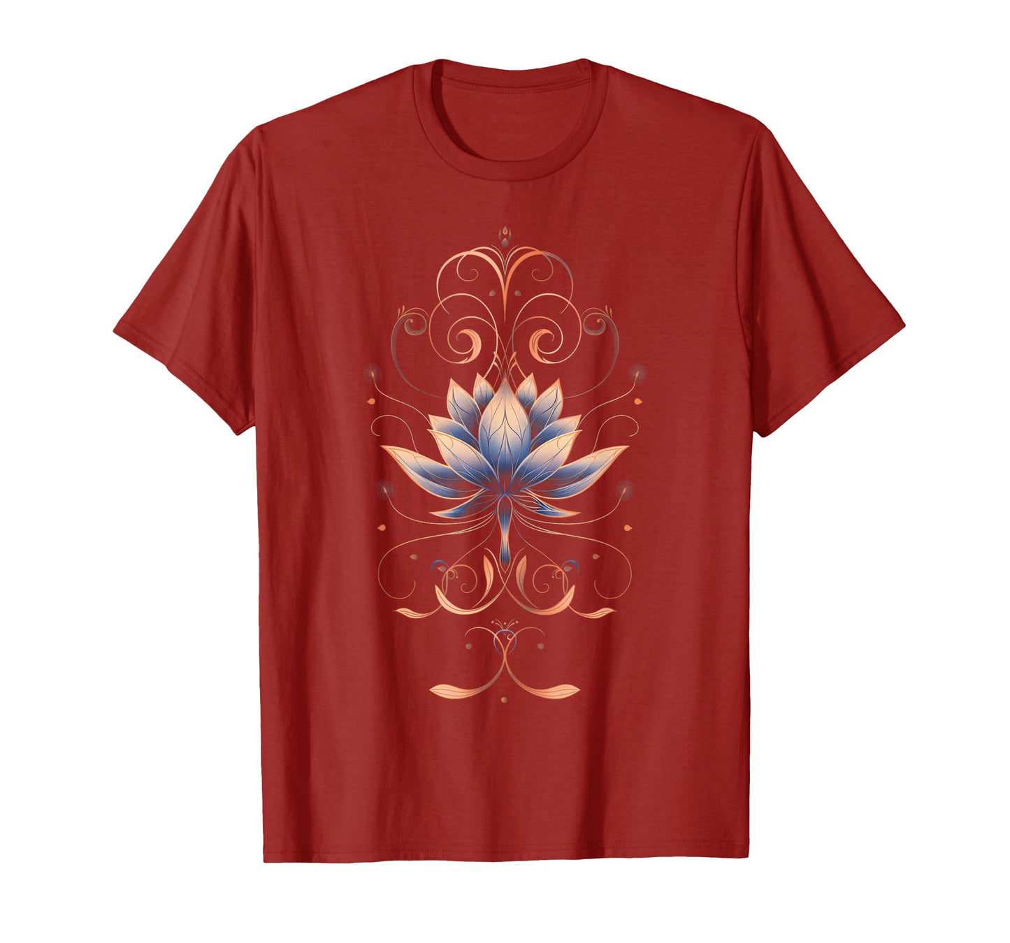 Womens Reiki Lotus Flower New Age Meditation Yoga T-Shirt
