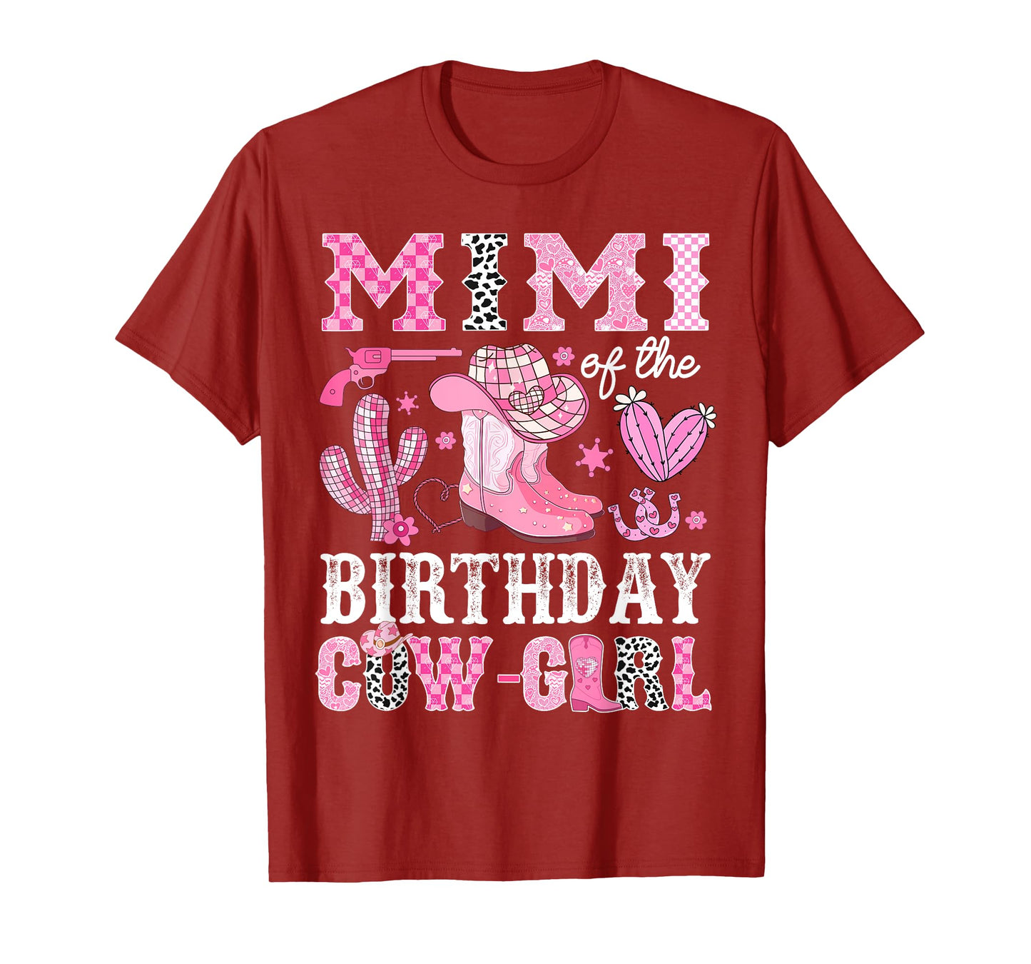 Mimi Of The Birthday Cow-Girl Rodeo Cowgirl Bday T-Shirt