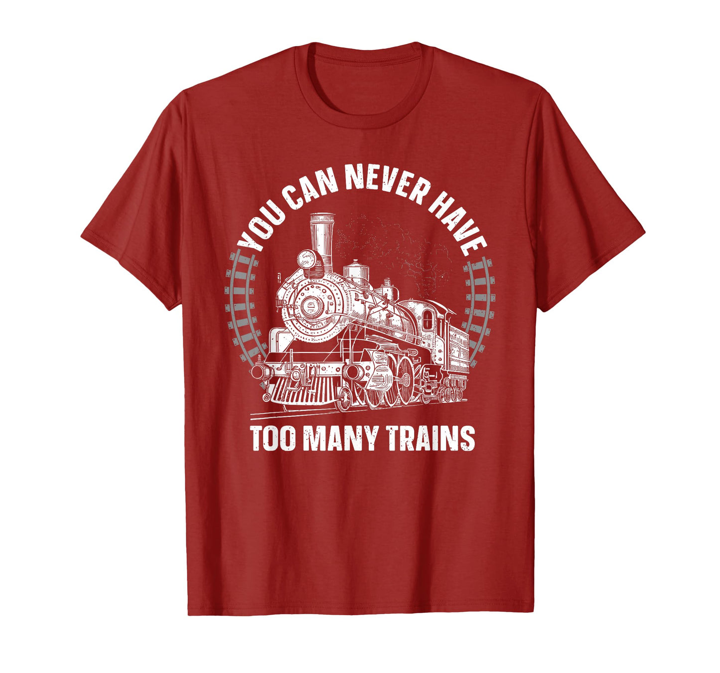 Train Art For Men Women Kids Railroad Model Train Collector T-Shirt