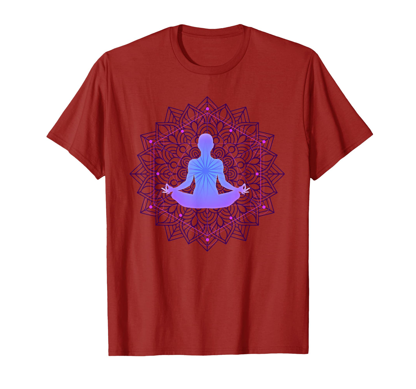 Inspiring Meditation Energy Yoga Spirit Woman In Harmony T-Shirt