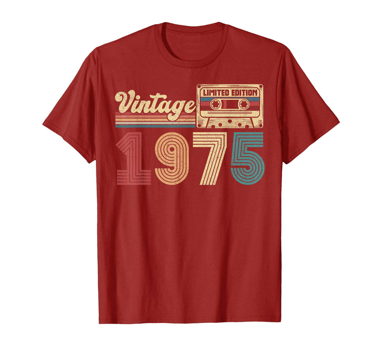 Vintage 1975 50th Birthday Gifts 50 Years Old T-Shirt