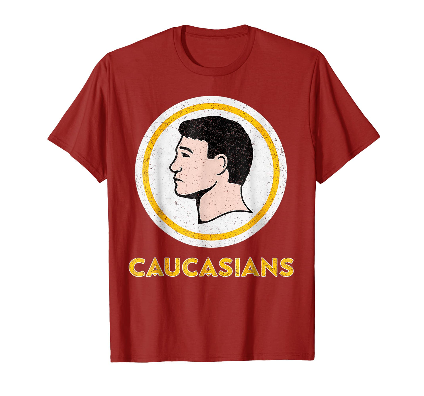 Caucasians Funny Vintage Caucasians Pride T-Shirt