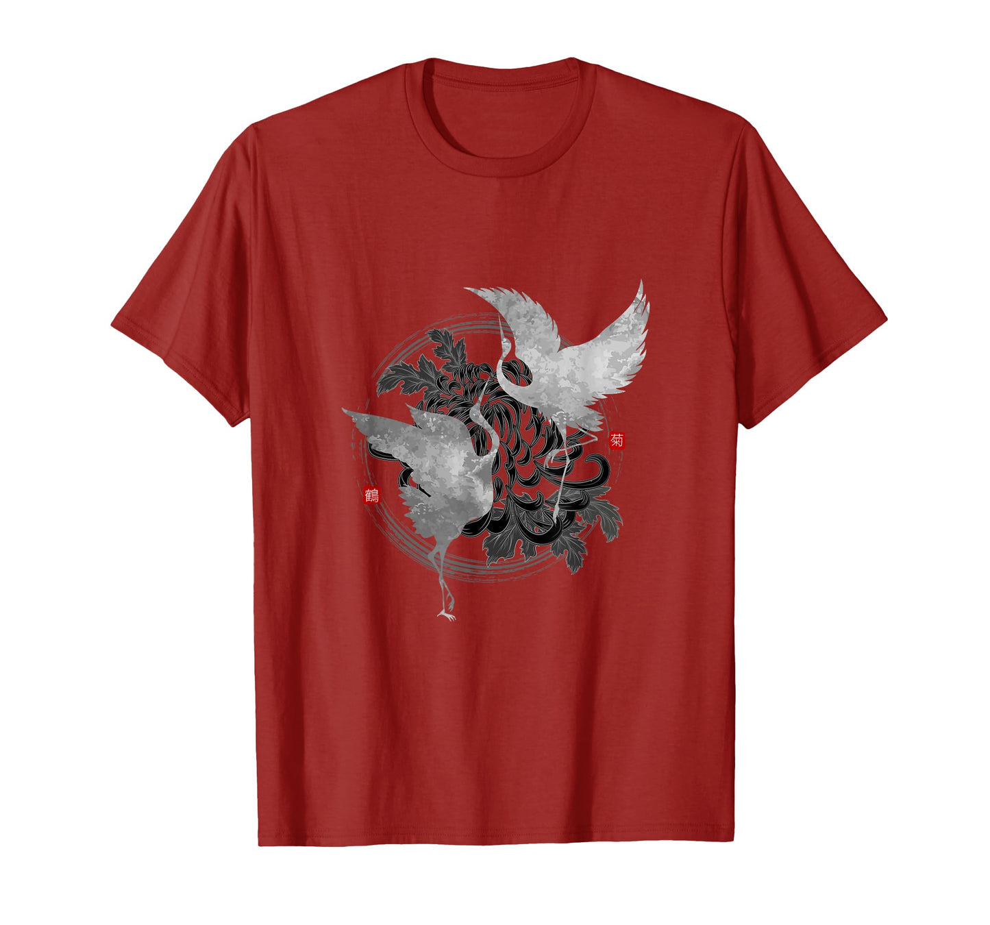 Pair of Dancing Cranes T-Shirt
