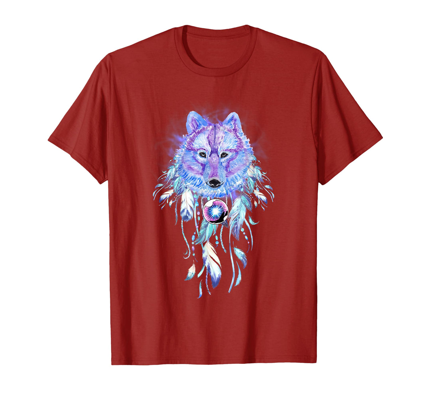 Wolf Dream Catcher T-Shirt