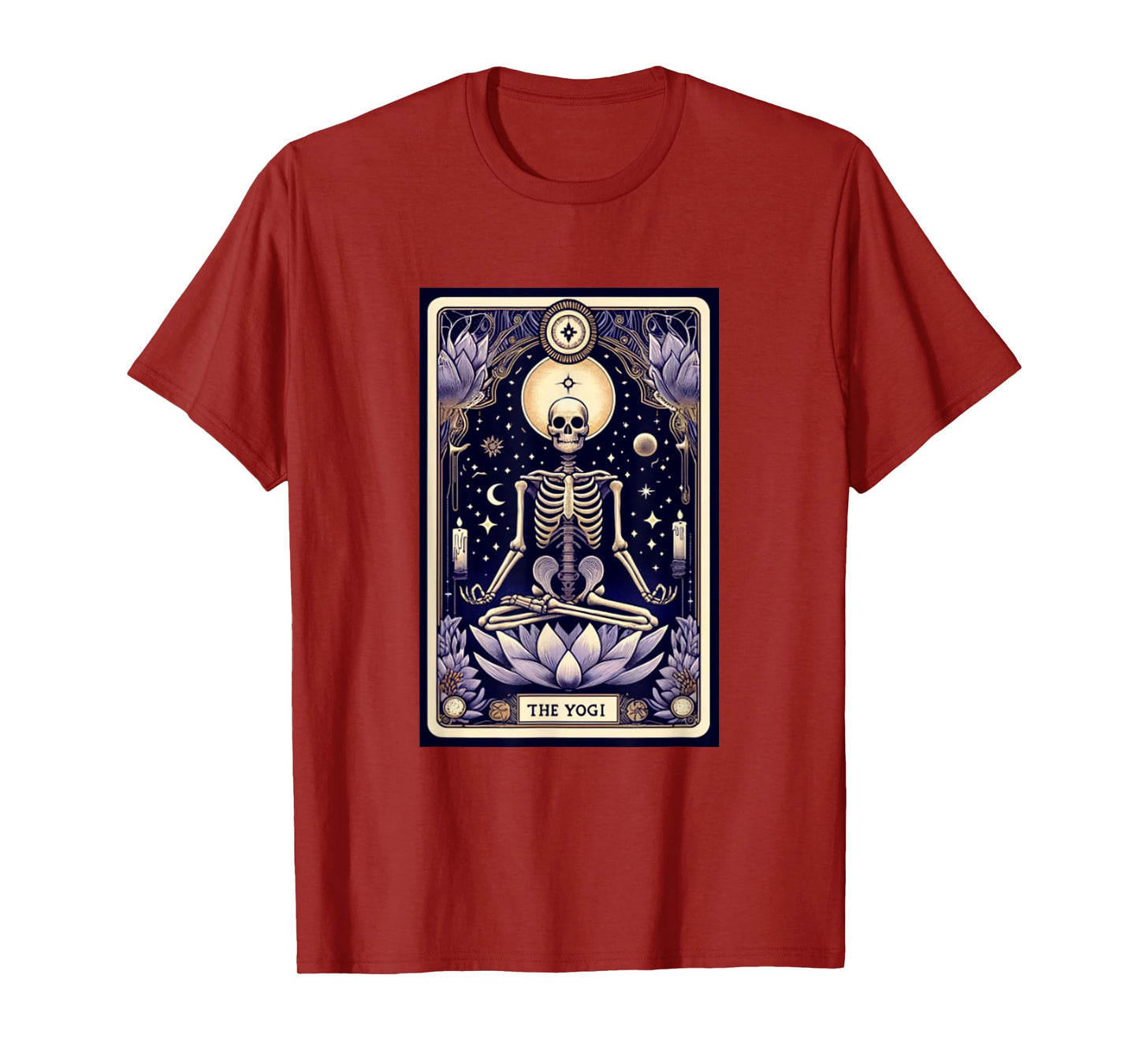 The Yogi Tarot Card Yoga Skeleton T-Shirt