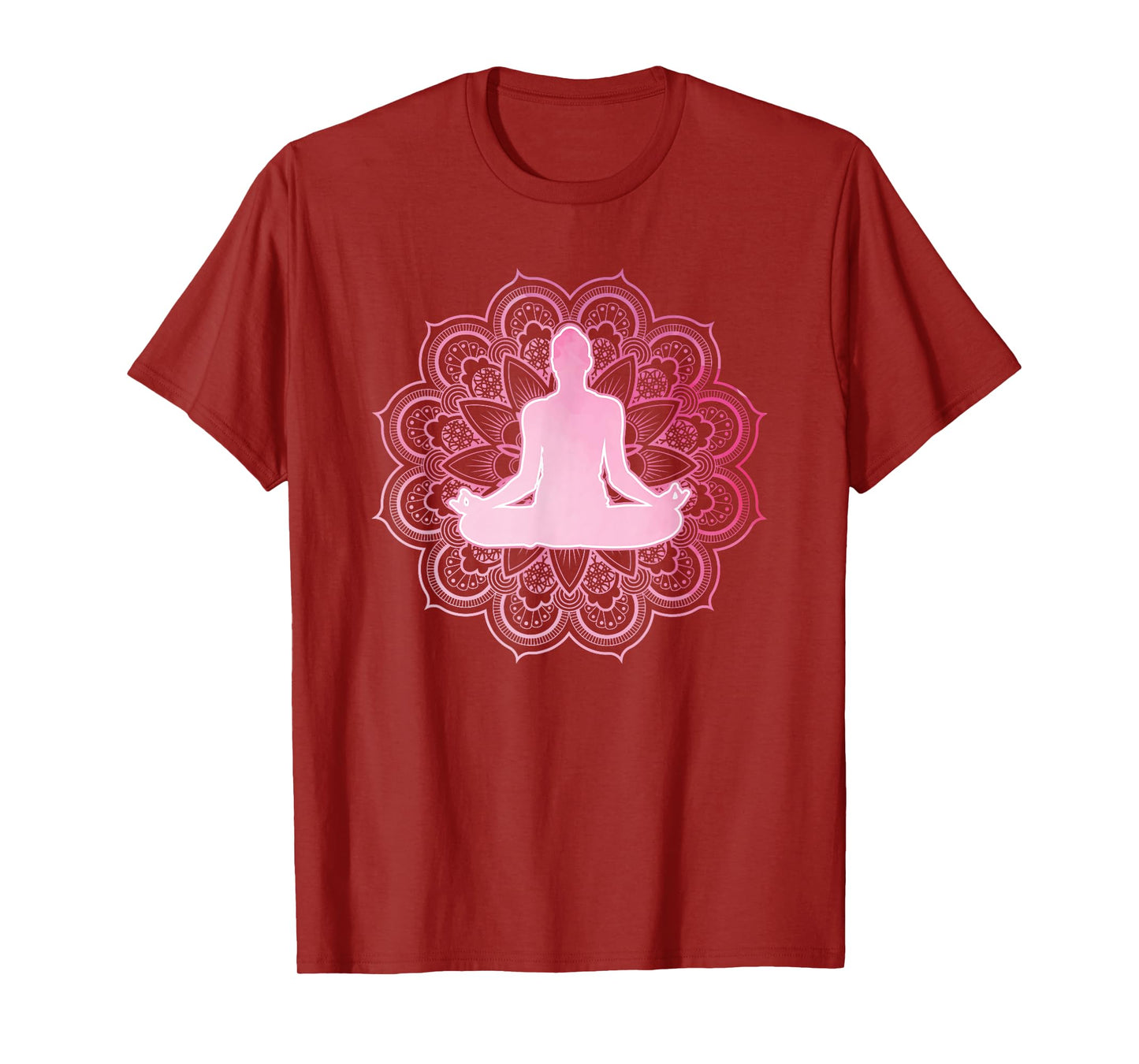Yoga Meditation Mandala Design Spiritual T-Shirt