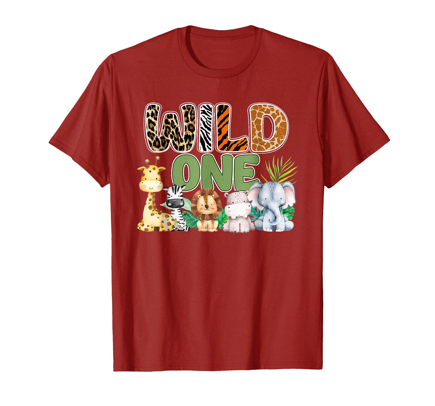 Wild One 1st Birthday Safari Family Matching T-Shirt