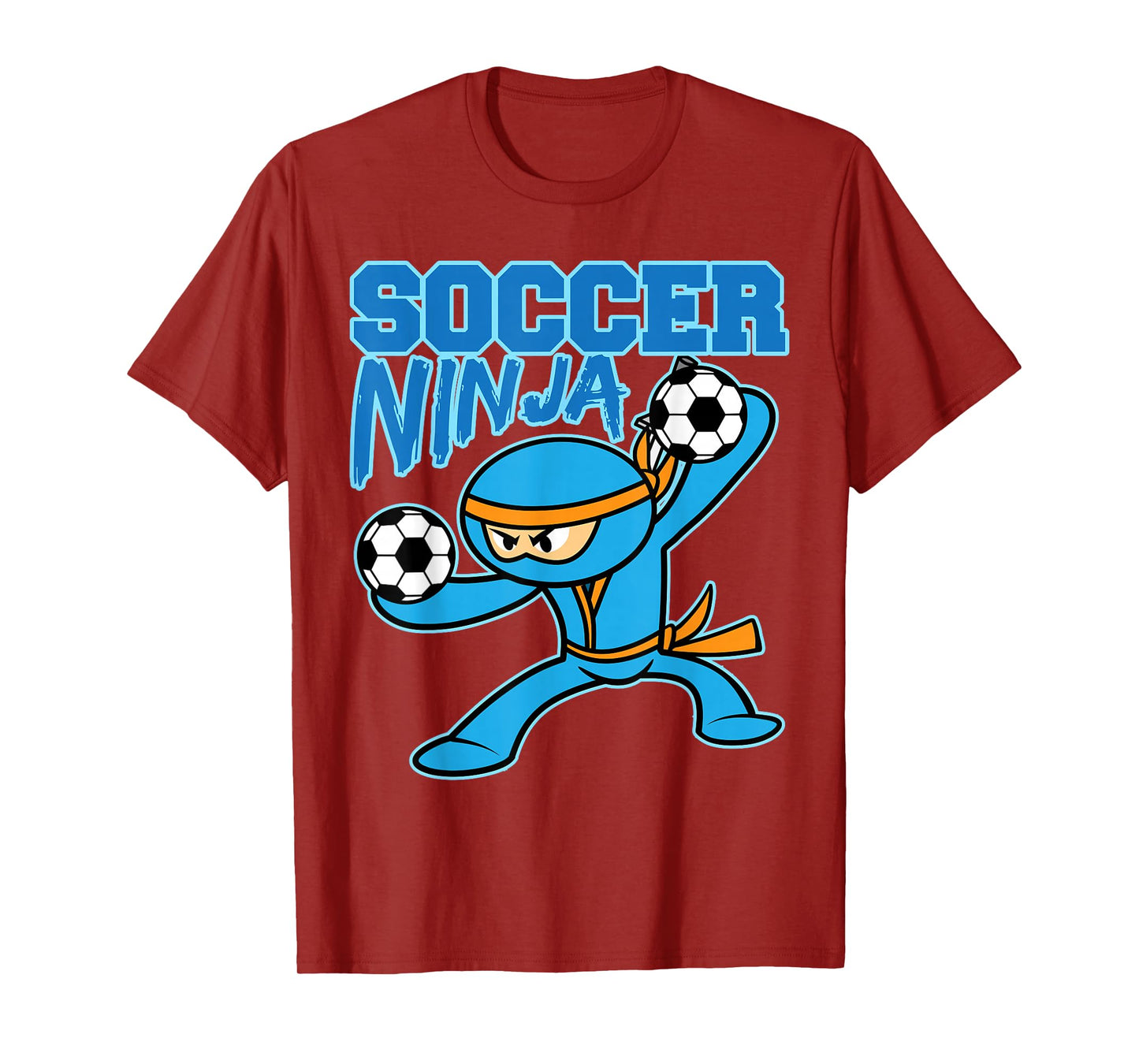 Soccer Ninja Player Cute Football Lovers Funny Gift T-Shirt