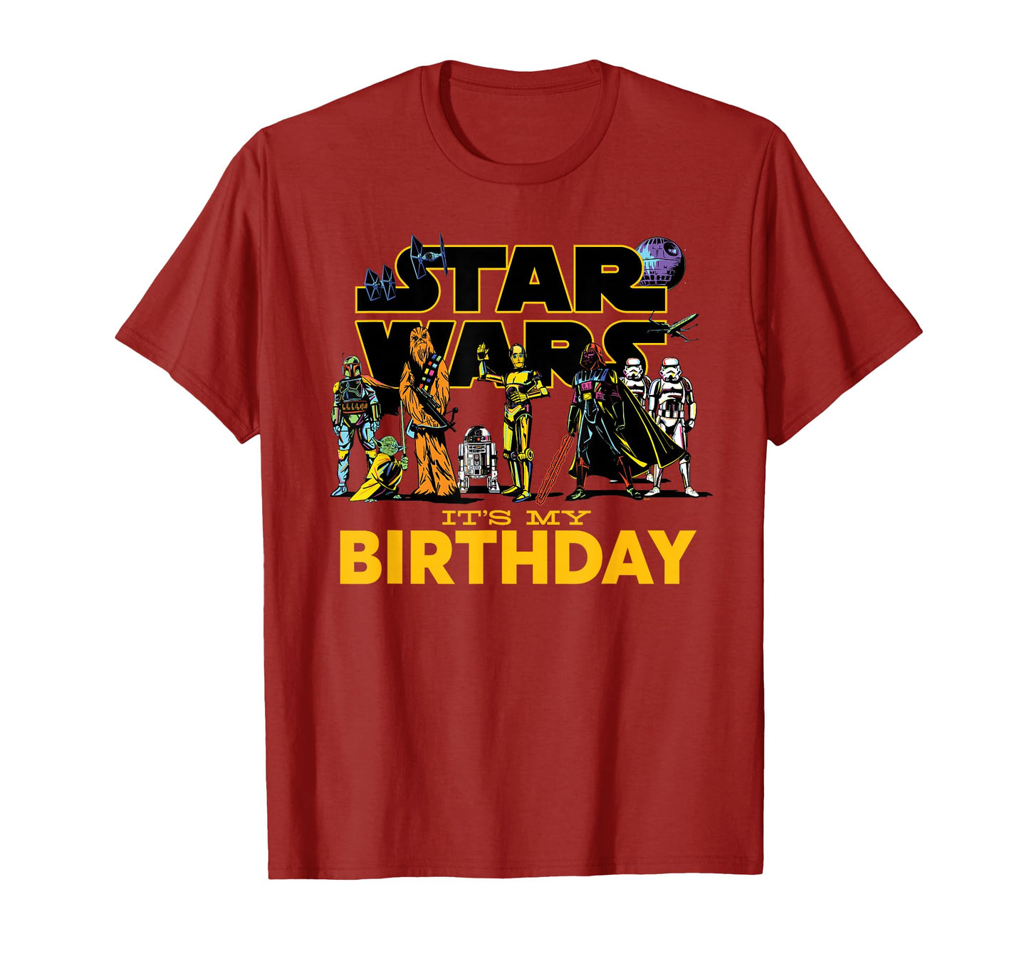 Star Wars Classic Characters Party Matching It’s My Birthday T-Shirt