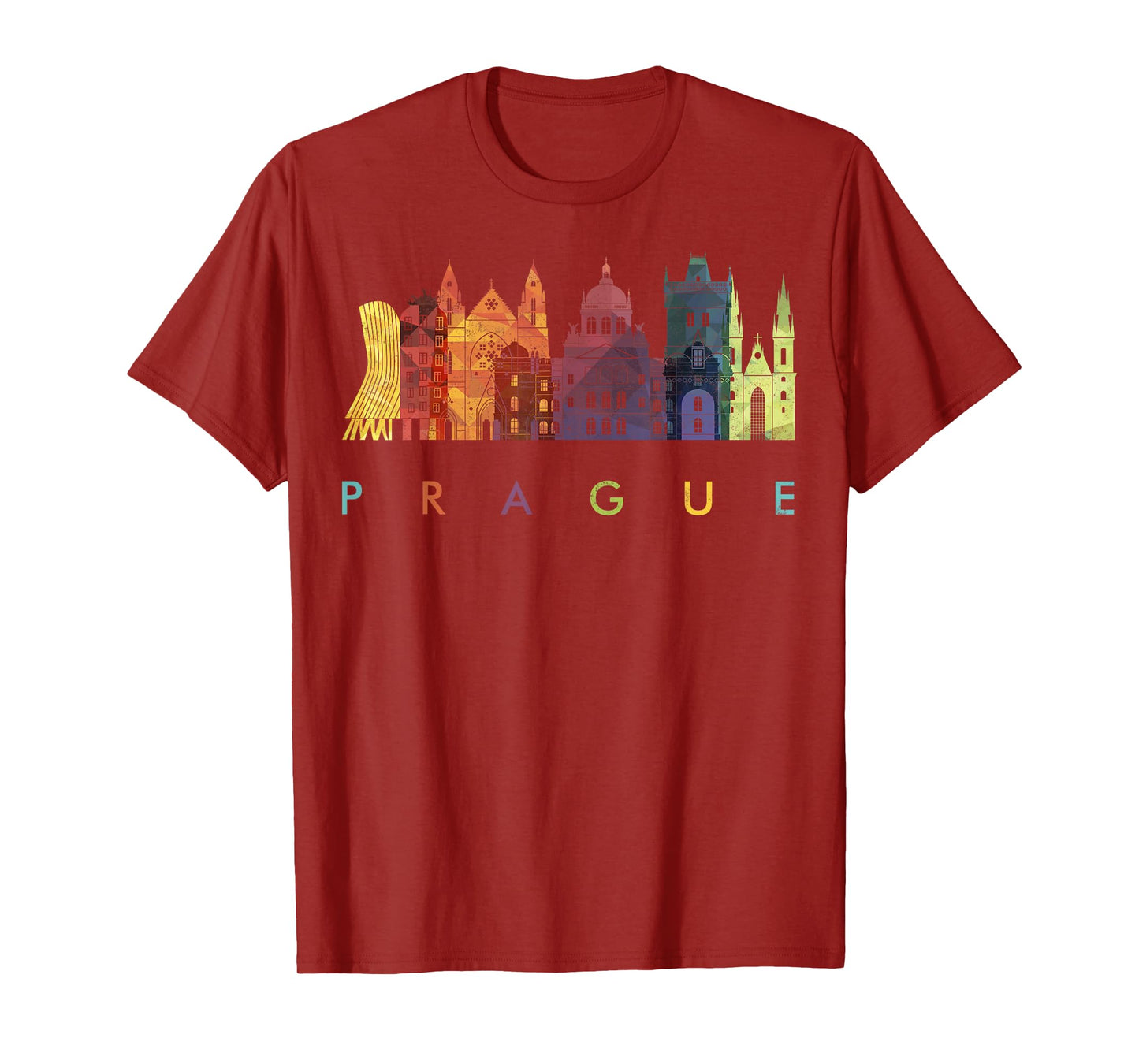 Travel Europe Czech Republic Prague Family Vacation Souvenir T-Shirt
