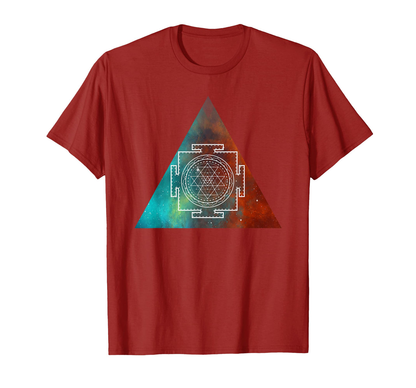 Sacred Geometry - Sri Yantra Graphic T-Shirt T-Shirt