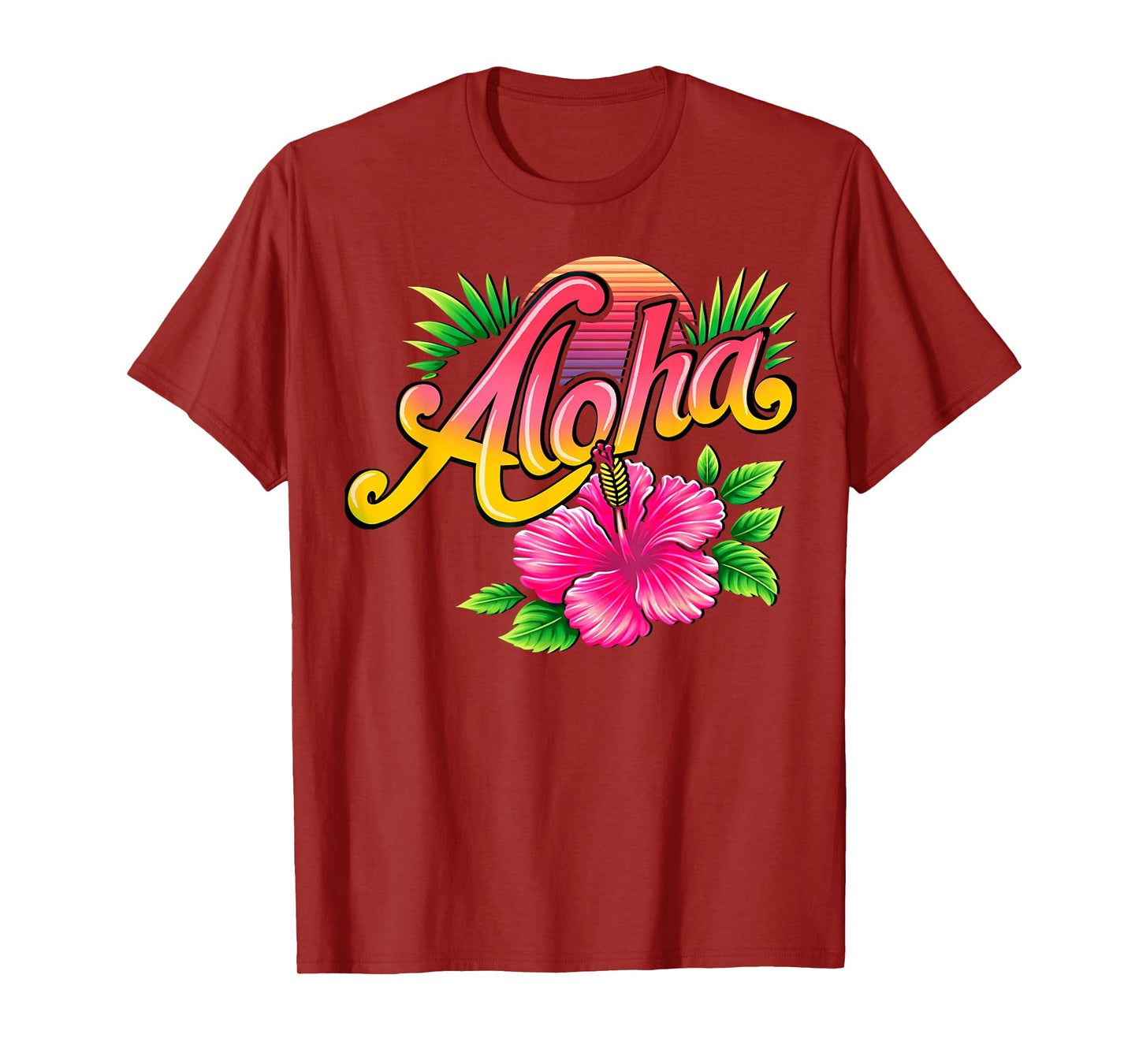 Aloha Hibiscus Flower Tee - Hawaiian Floral Essence T-Shirt