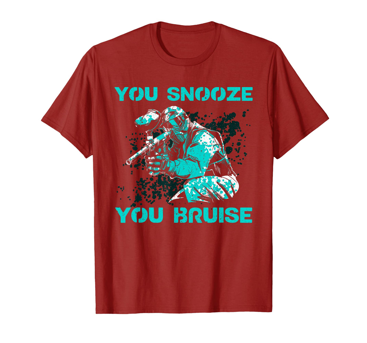 Funny Paintball Art For Men Women Kids Paintball Player T-Shirt