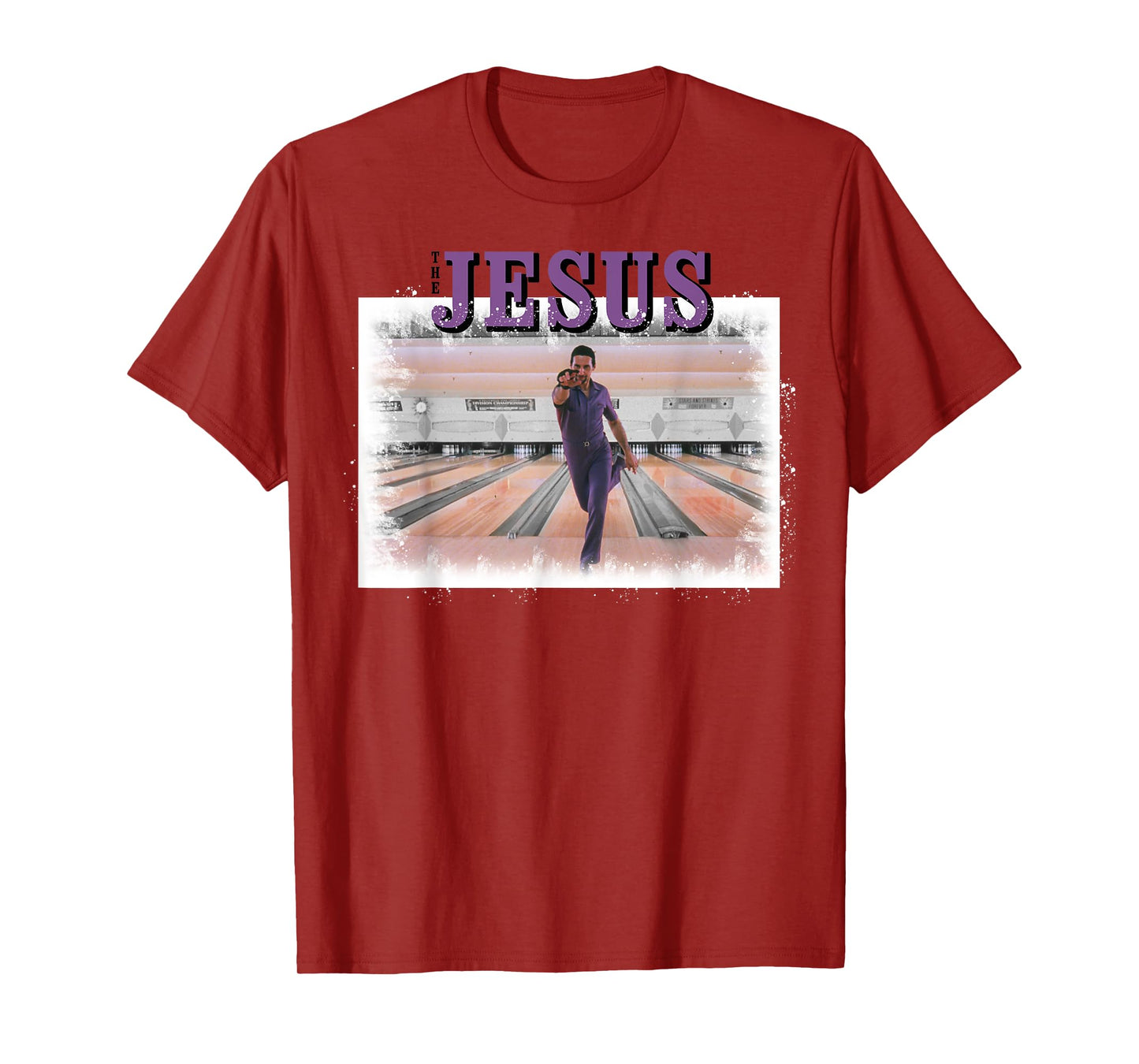 The Big Lebowski The Jesus Bowling Photo Graphic T-Shirt T-Shirt