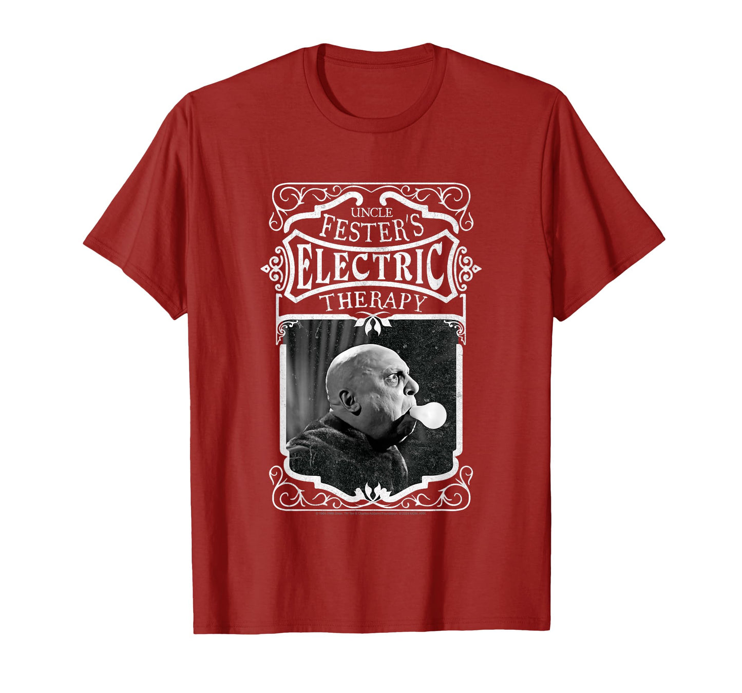 The Addams Family Uncle Fester's Electric Therapy T-Shirt