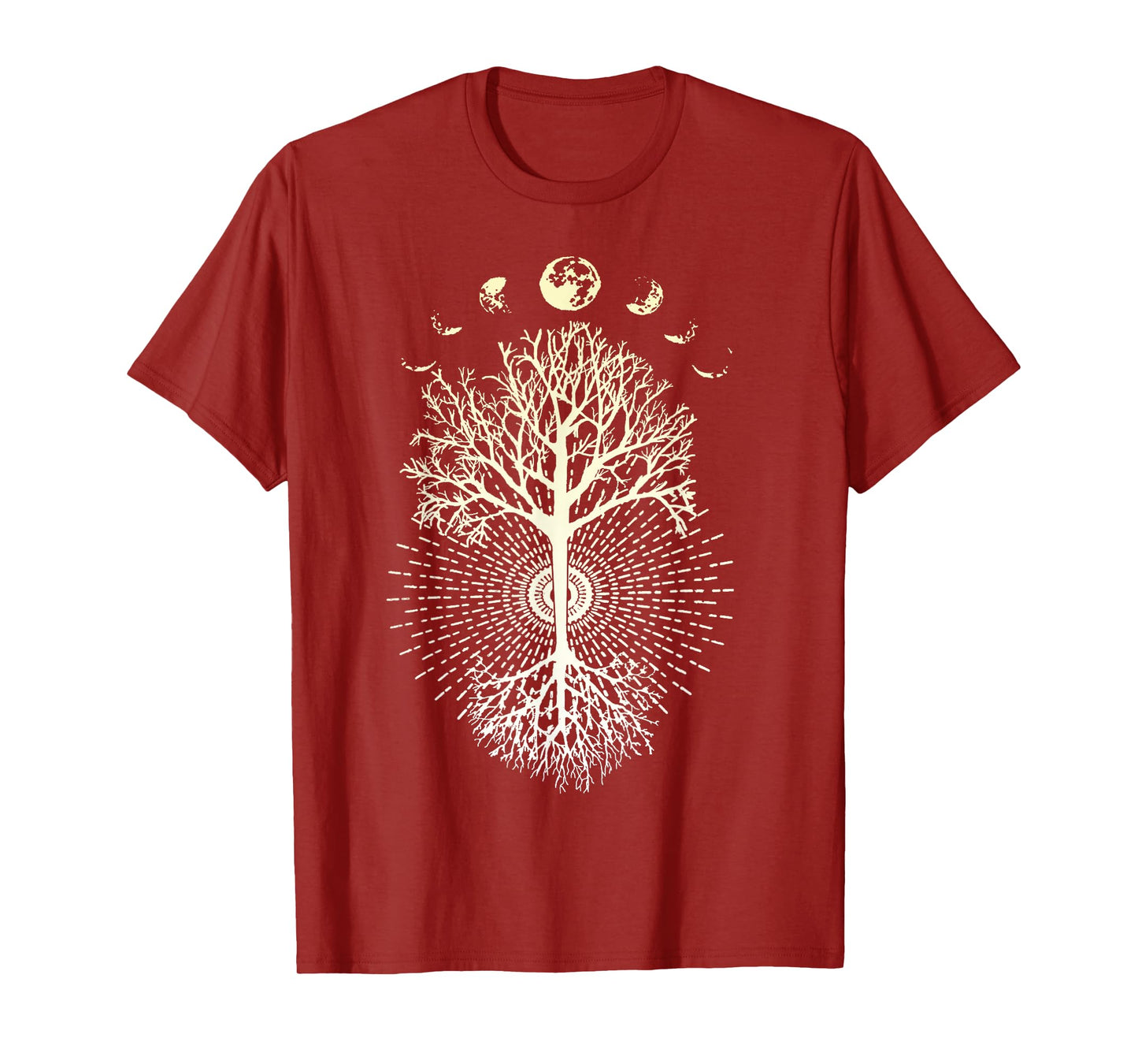 Phases of the Moon Tree of Life Mindfulness T-Shirt