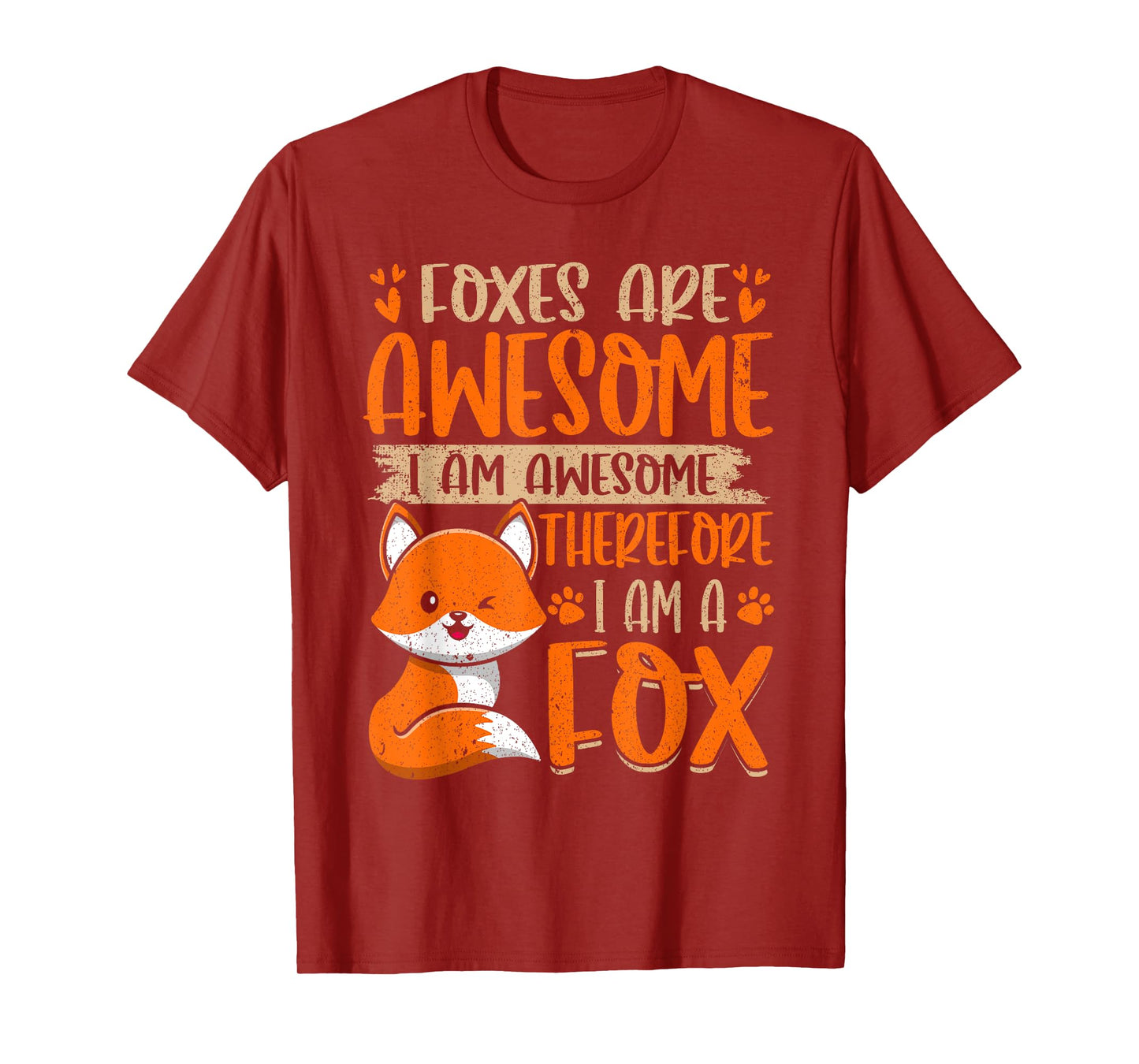 Foxes Are Awesome Lover Graphic Design Fox T-Shirt