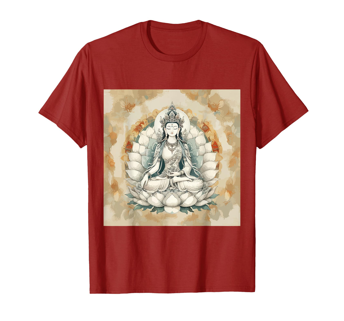 White Tara Tibetan Buddhism Goddess Ancient Deity T-Shirt