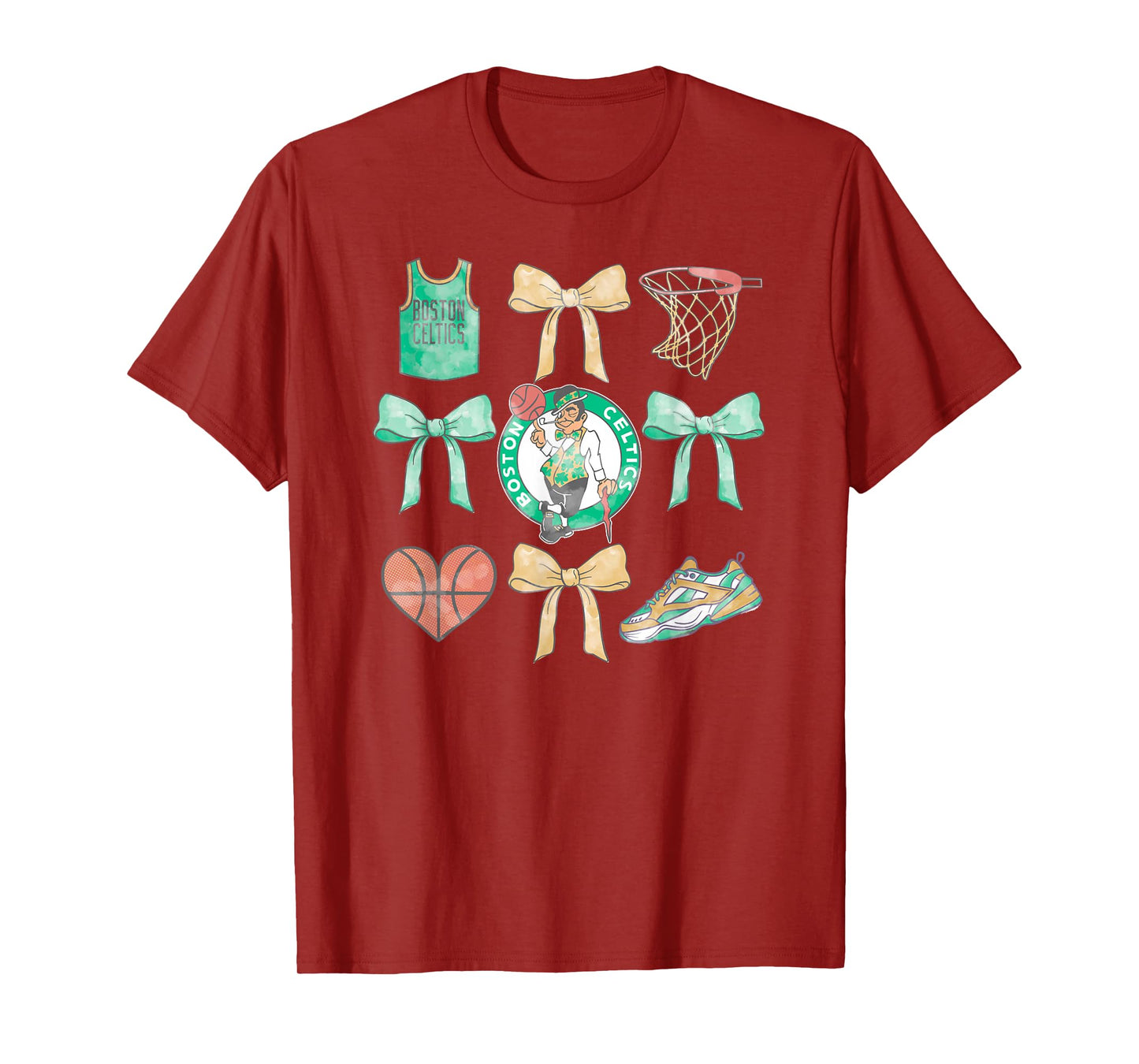 NBA Boston Celtics Bow Grid T-Shirt