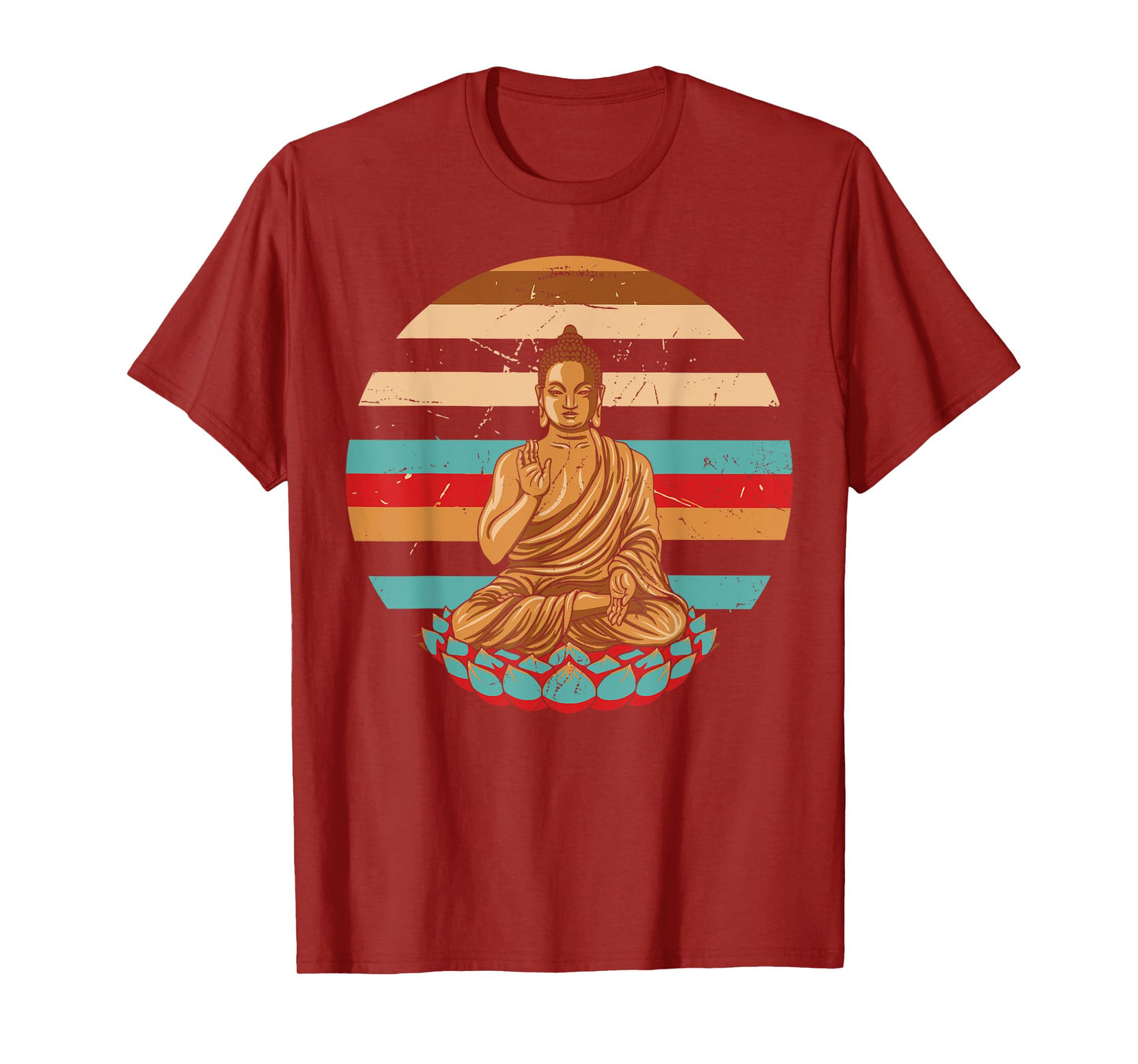 Vintage Style Retro Sleeping Buddha Gift T-Shirt T-Shirt