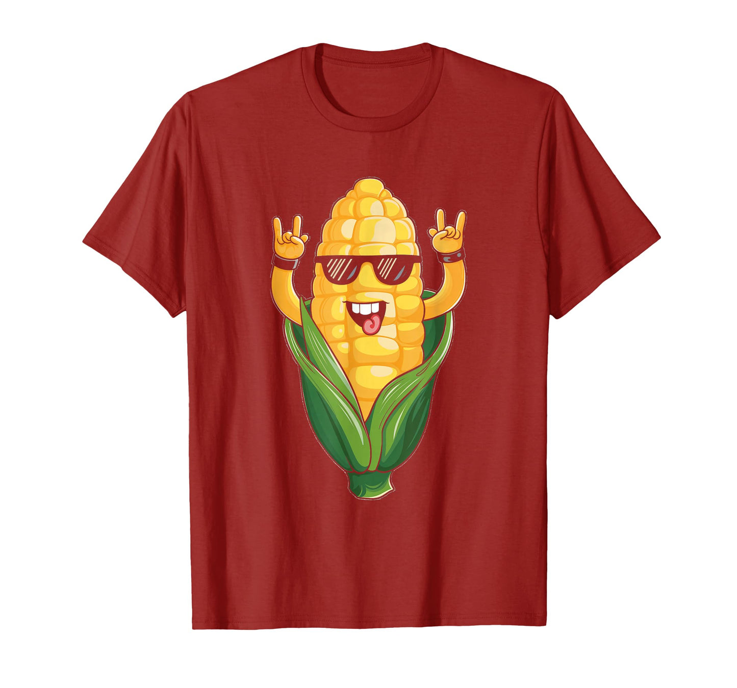Rock On Corn Corn Lover Sweet Corn On The Cob T-Shirt