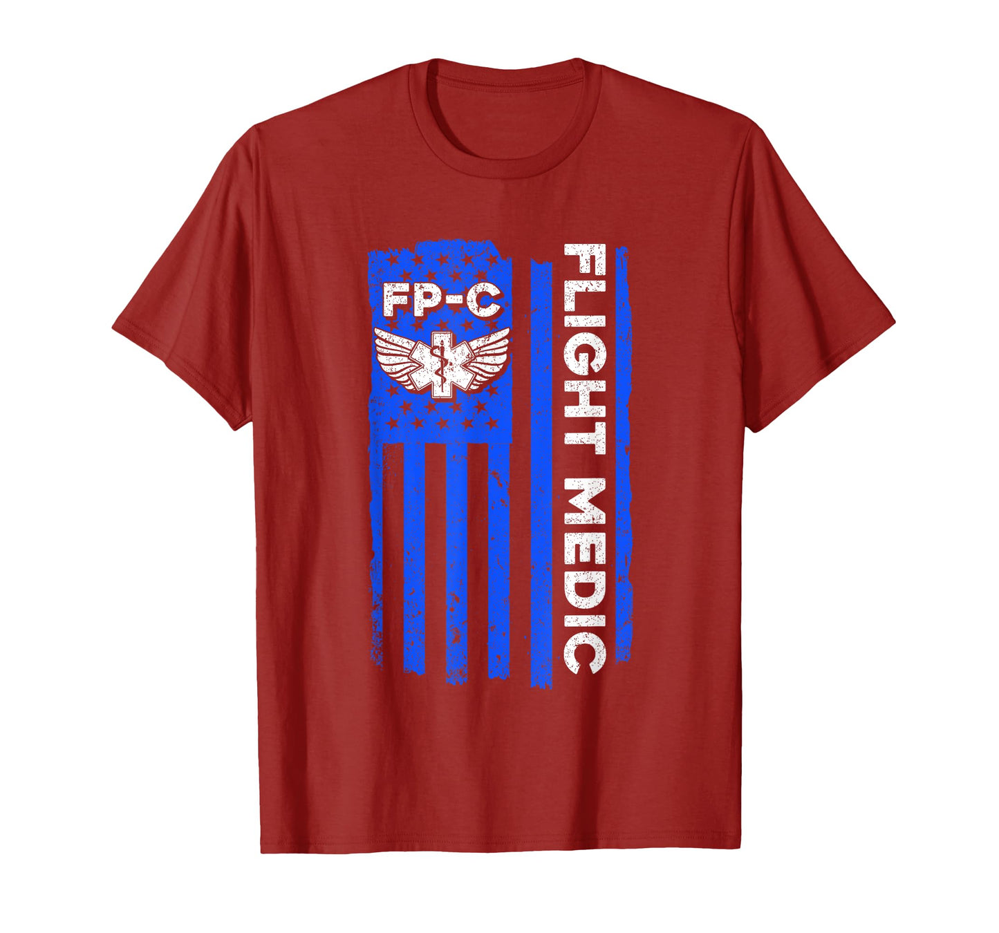 Flight Medic American Flag Flight Paramedic Emergency Nurse Women Men T-Shirt