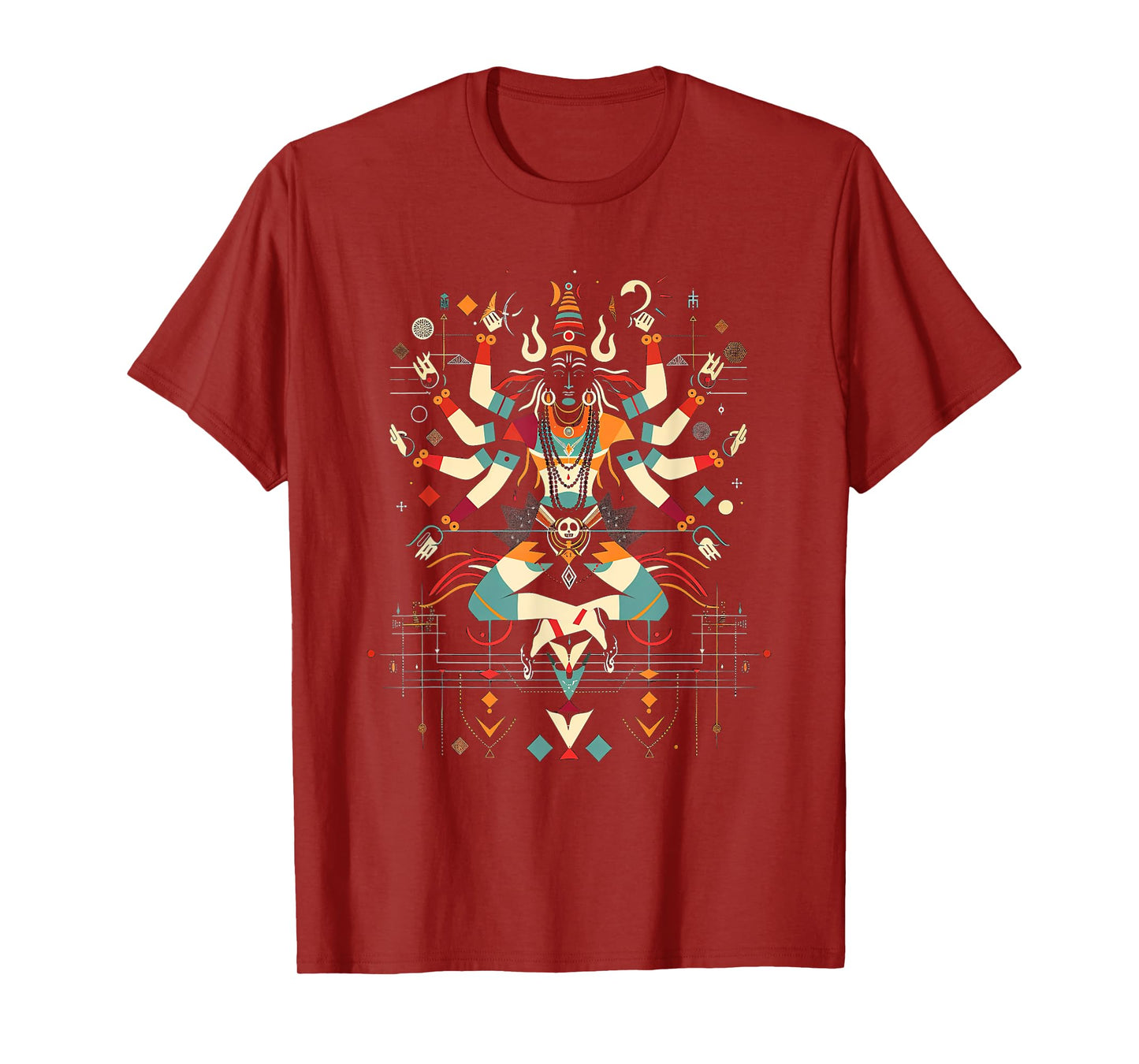 Shiva spiritual hindu god tandava dance yoga meditation T-Shirt