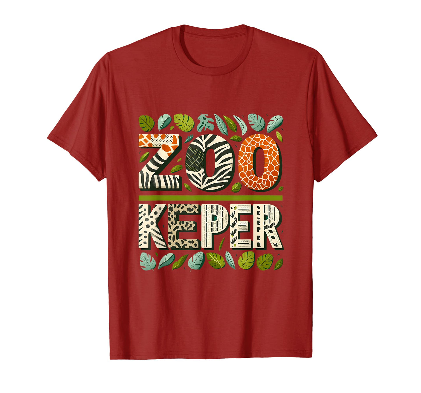 Zoo Keeper Costume Adult Halloween Party Safari Zookeeper T-Shirt