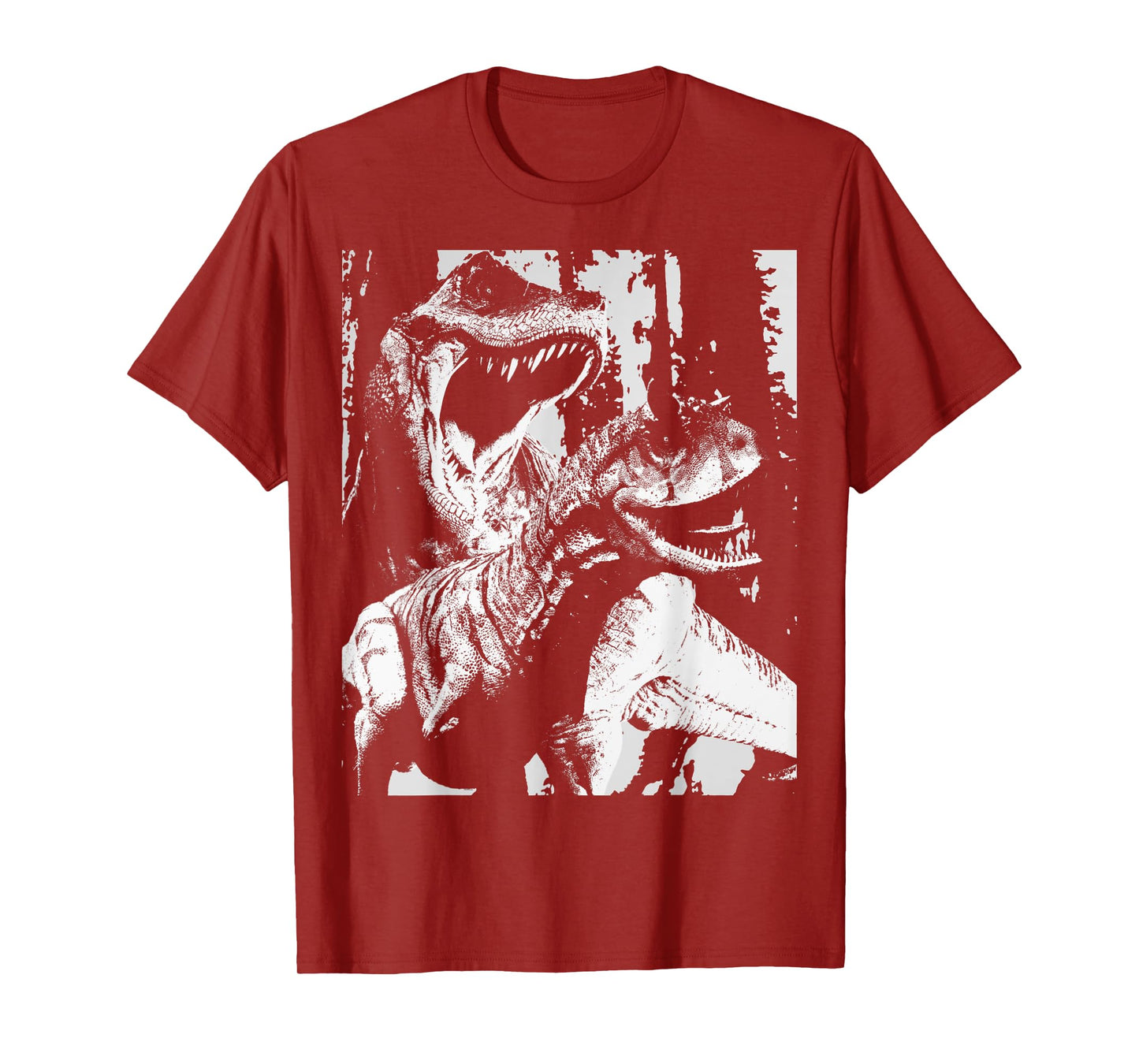 Carnotaurus Versus Trex Graphic Tee Carnotaurus Dinosaur T-Shirt