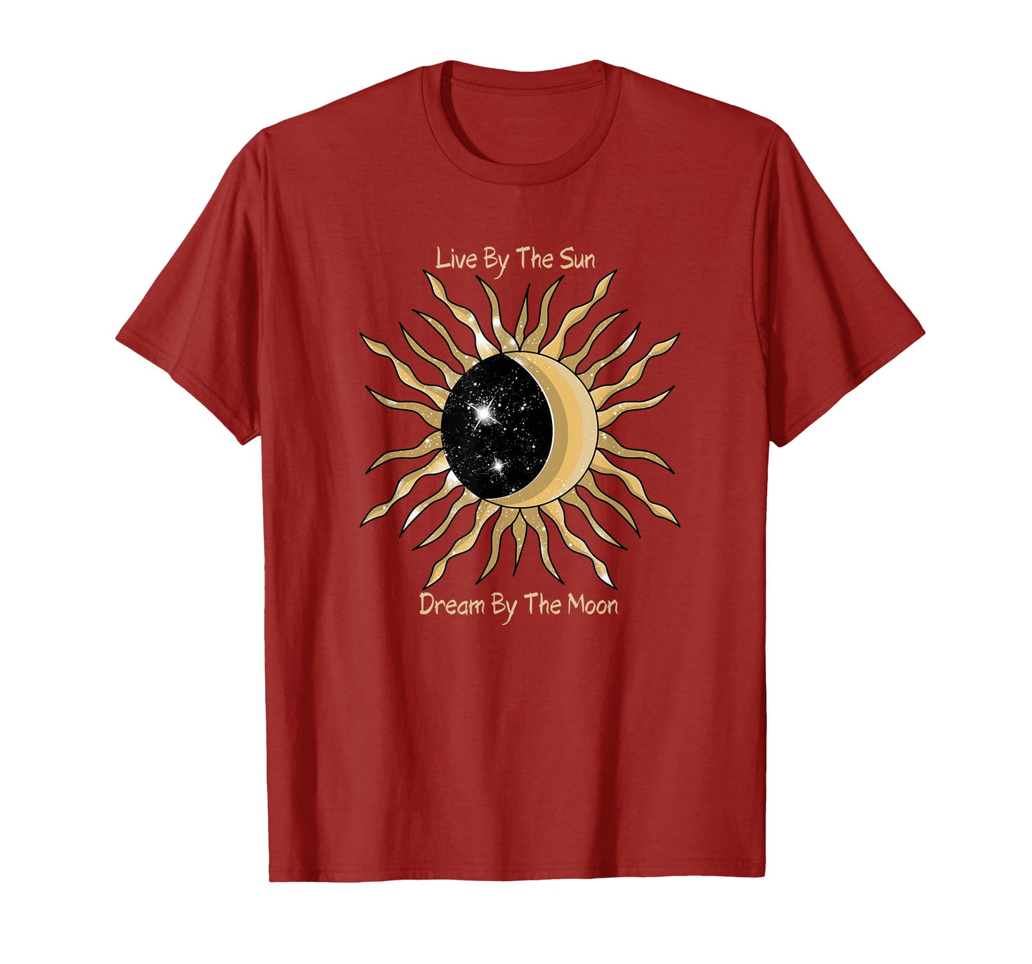 Live By The Sun Dream By The Moon Astrology T-Shirt