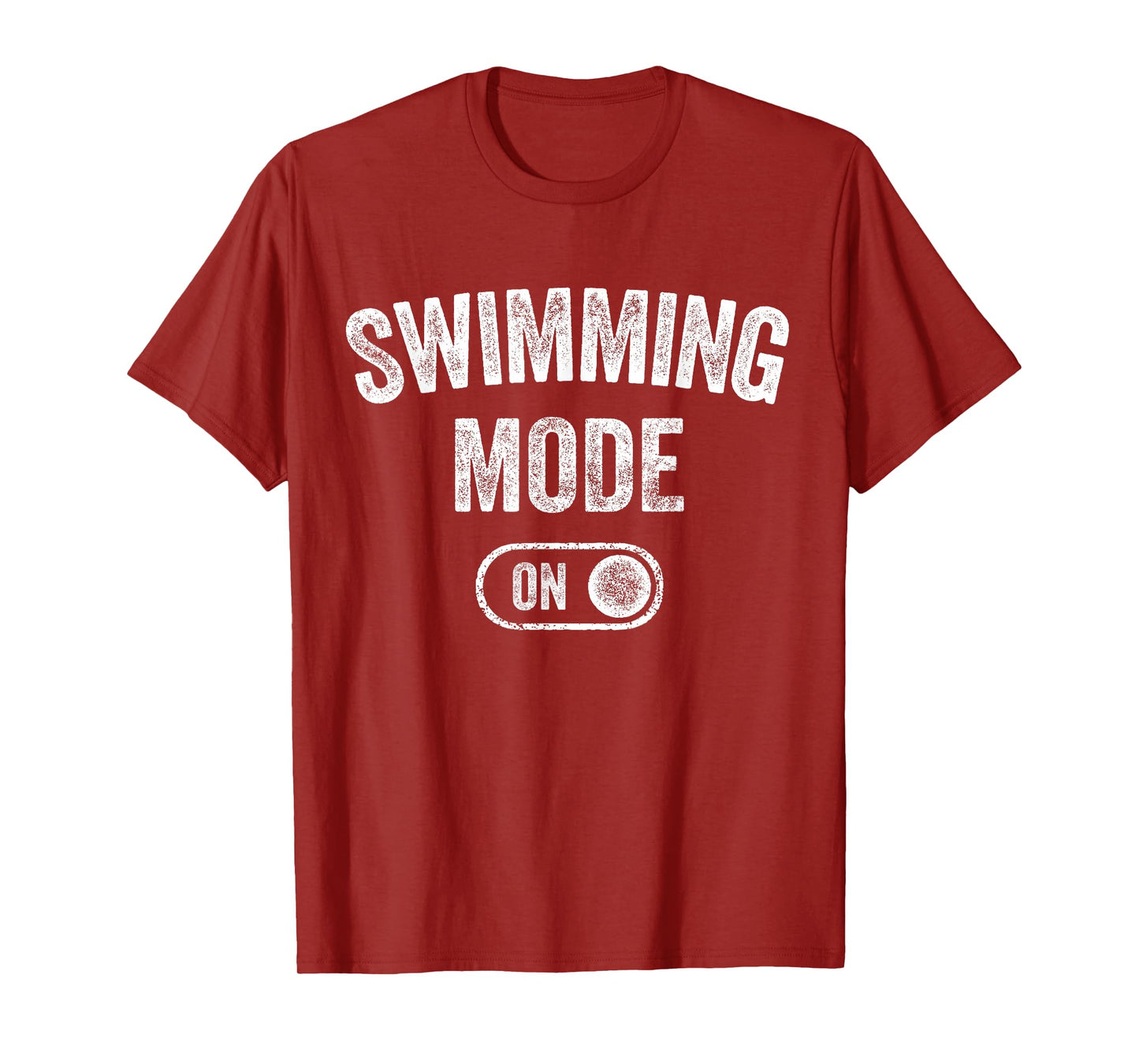 Swimming Mode On Funny Swimmer Gift Diver Coach T-Shirt