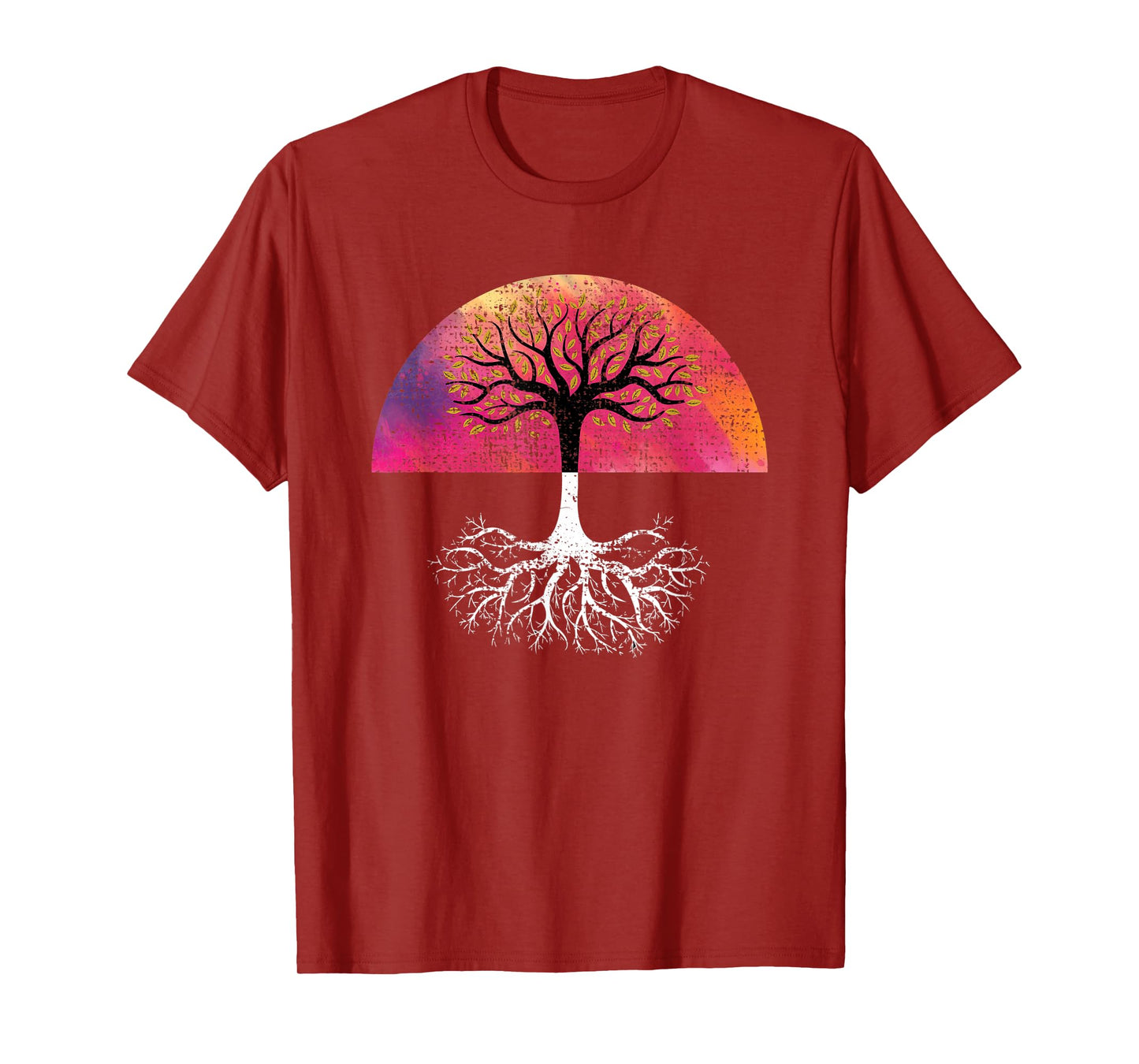 Tree Of Life Growth Tree Of Life Roots Yoga T-Shirt