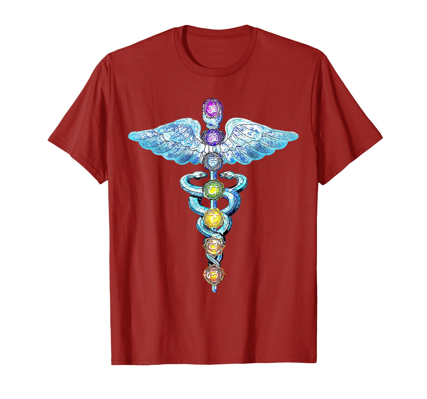Kundalini Snake Chakras Healing Energy Rising, Meditation T-Shirt