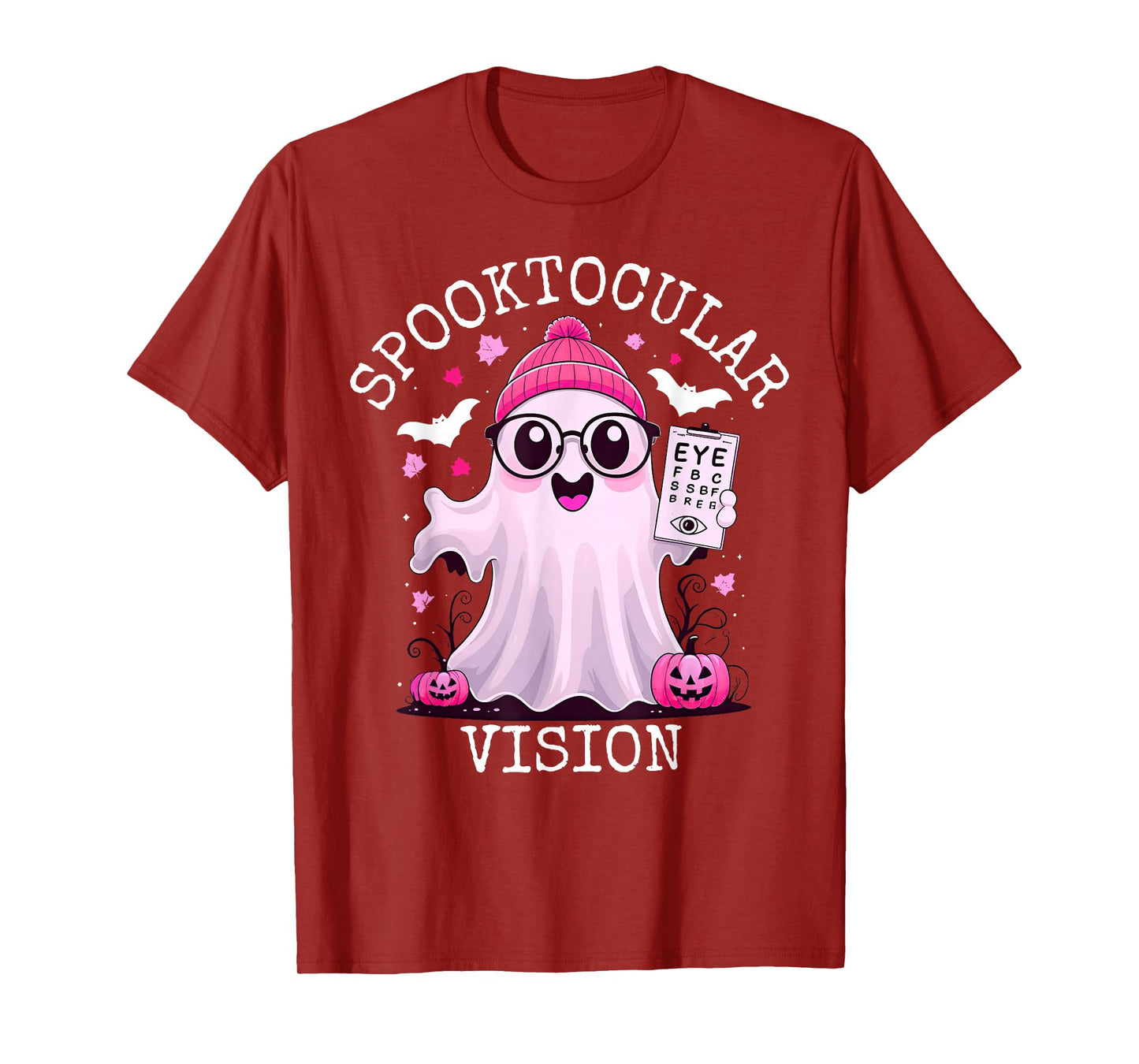Spooktocular Vision Optometry Ghost Halloween Eye Doctor T-Shirt