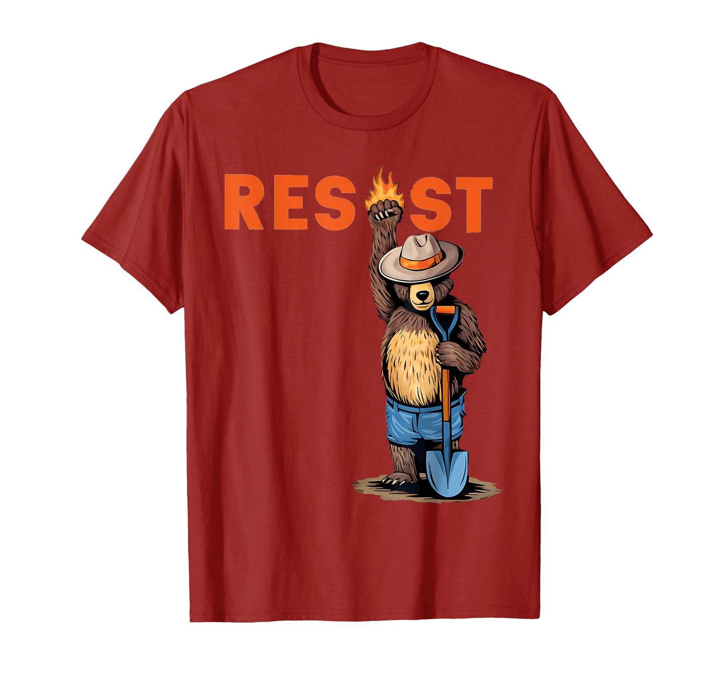 Vintage The Resist Bear Meme For Women & Men T-Shirt