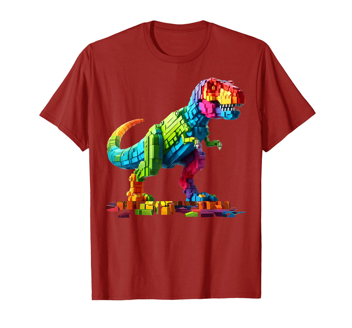 Master Builder Dinosaur Bricks Blocks Dino Toys Gifts T Rex T-Shirt