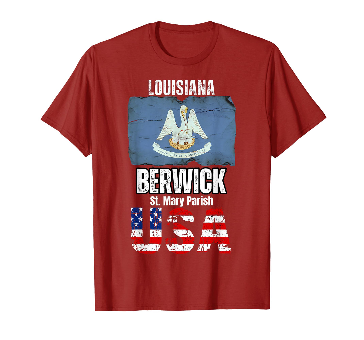 Berwick, Louisiana LA, St. Mary Parish, T-Shirt