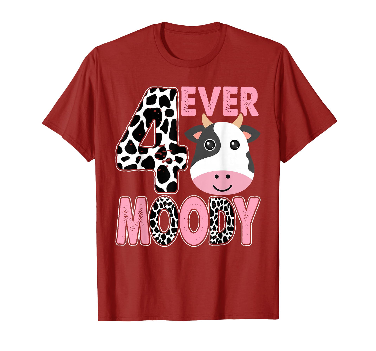 Im 4 4th Bday Four Ever Moody Birthday Decorations T-Shirt