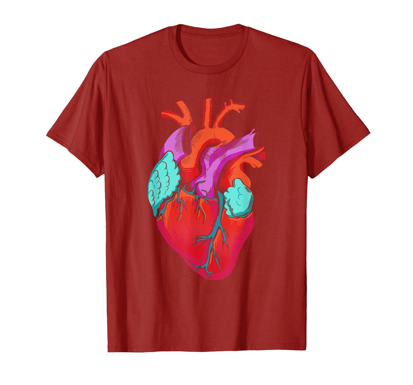 Anatomical Heart Vintage Heart Anatomy T-Shirt