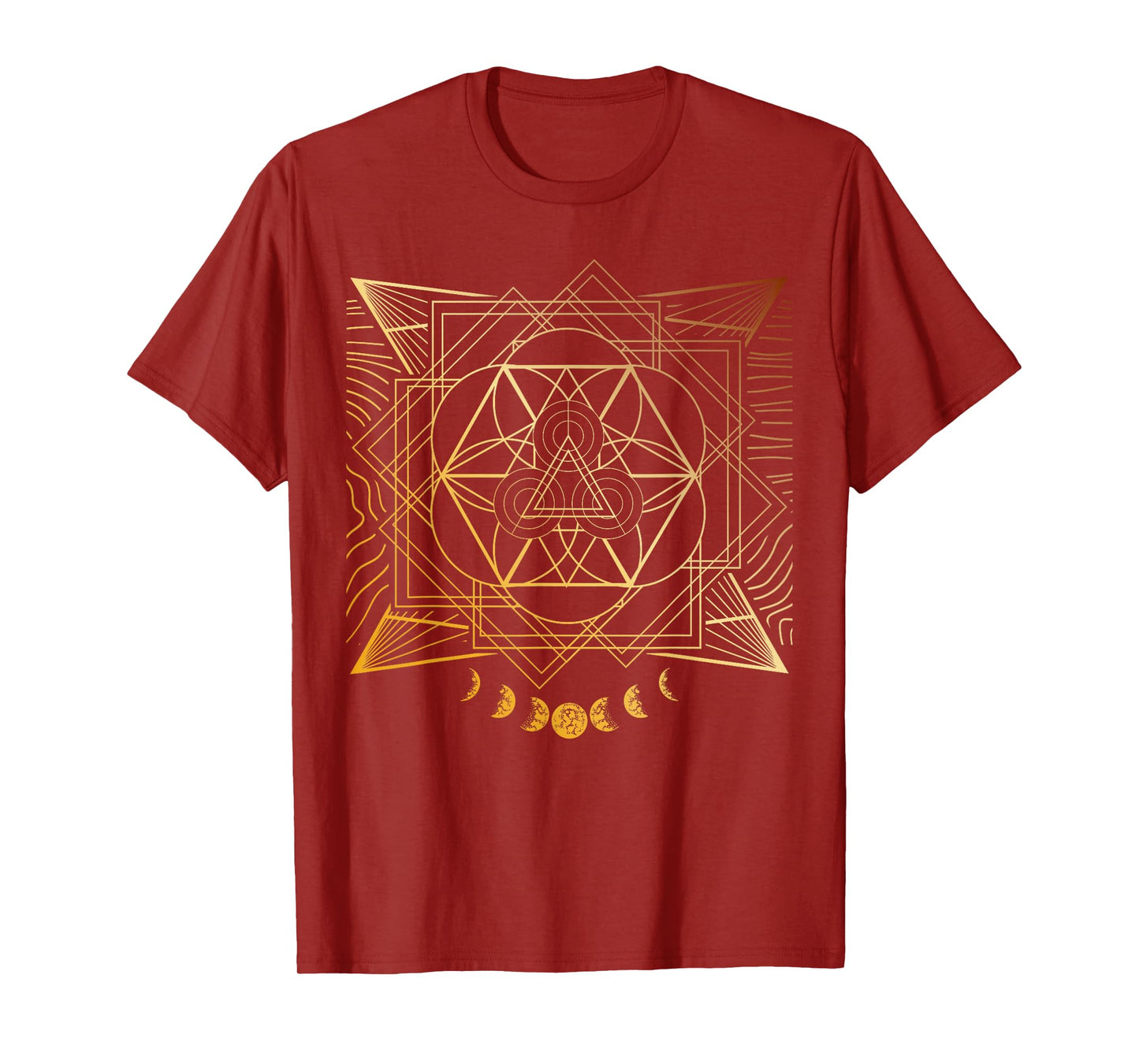 Sacred Geometry for a Spiritual Zen Gothic Mandala T-Shirt