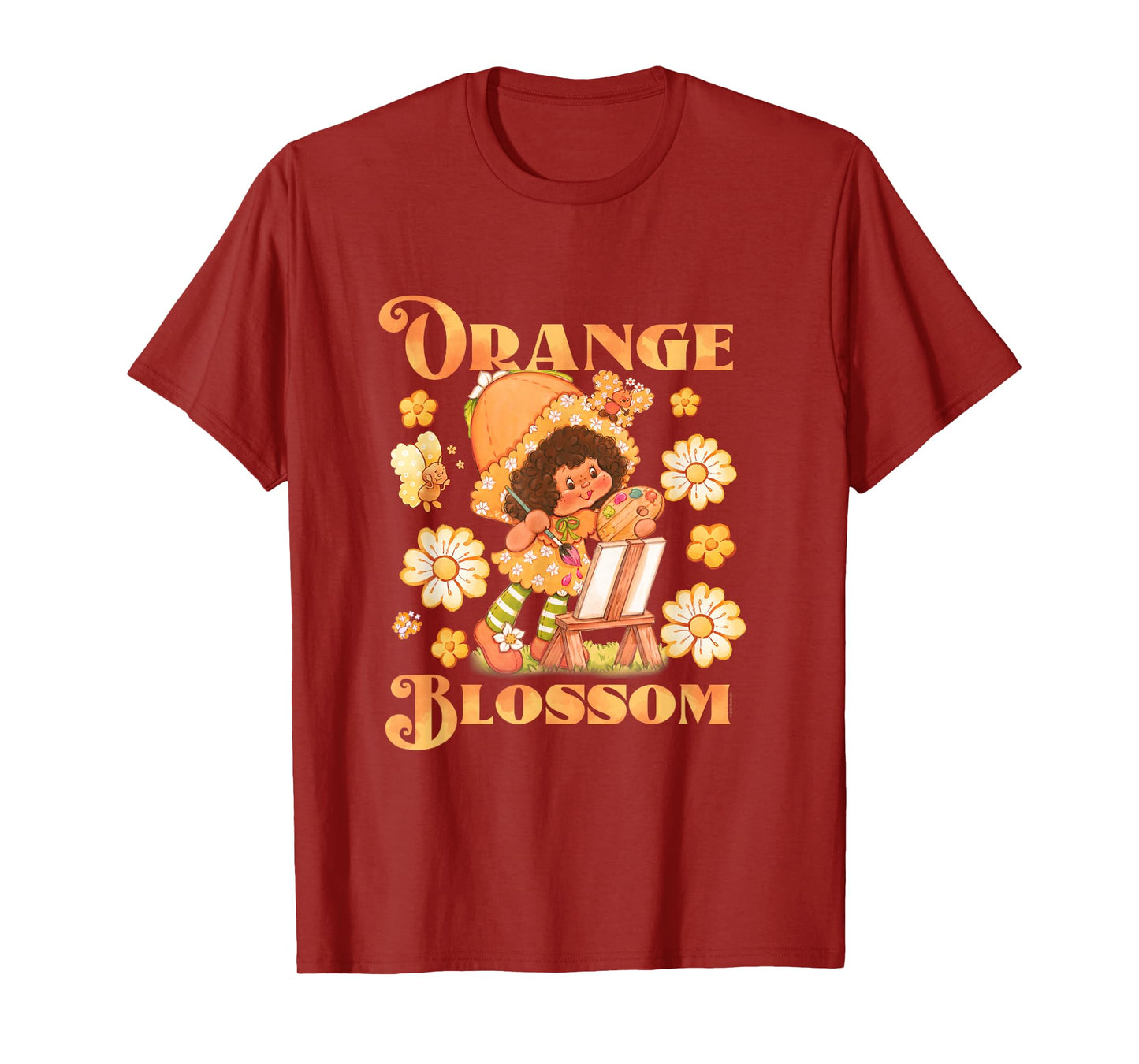 Strawberry Shortcake Kawaii Orange Blossom Painter T-Shirt
