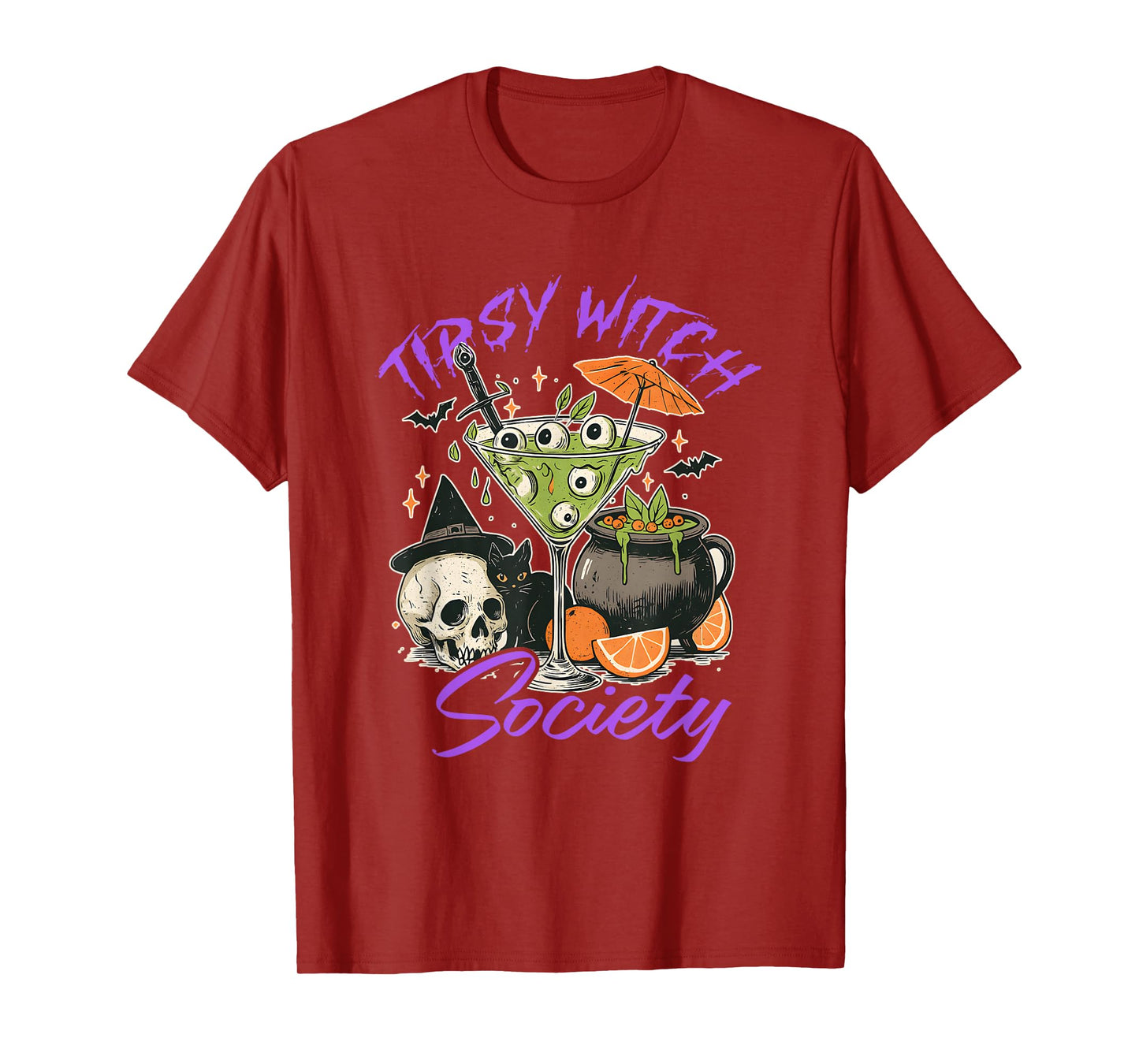 Tipsy Witch Society, Halloween Vibe T-Shirt