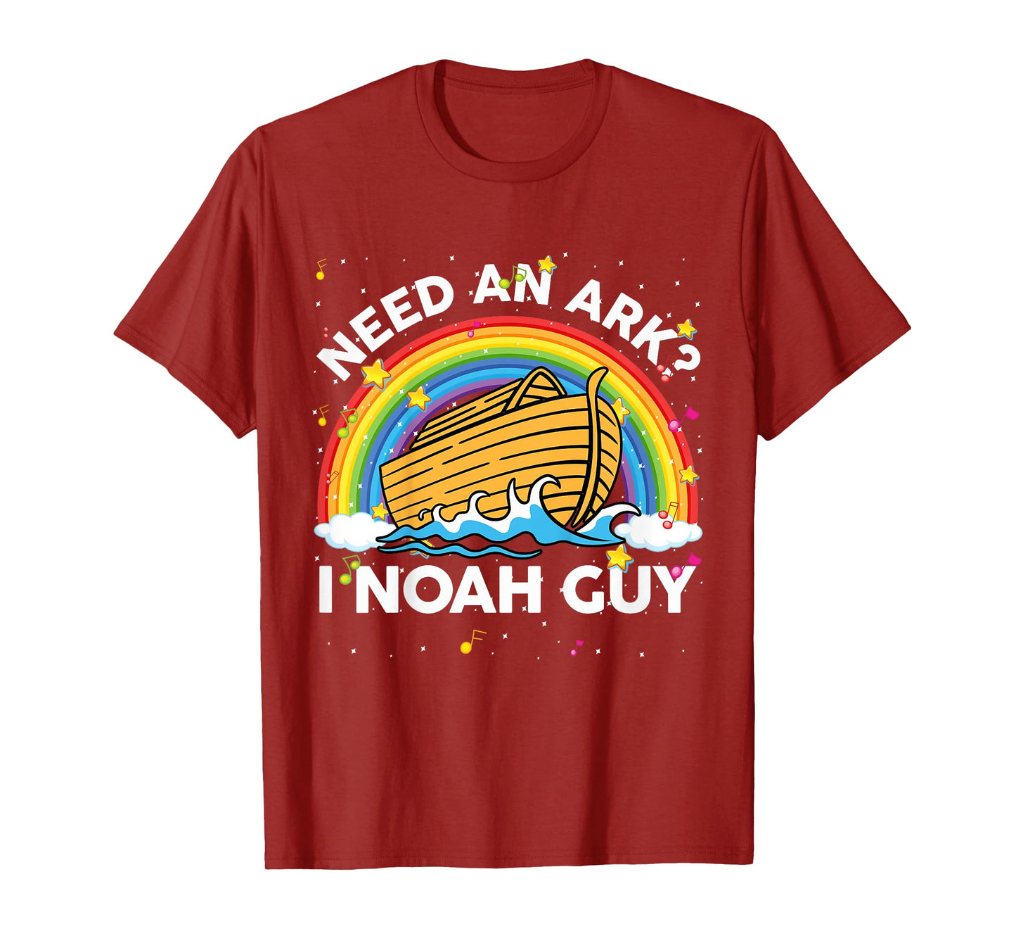 Kids Toddler Kid Need Ark I Noah Guy Christian Easter Rainbow Boy T-Shirt