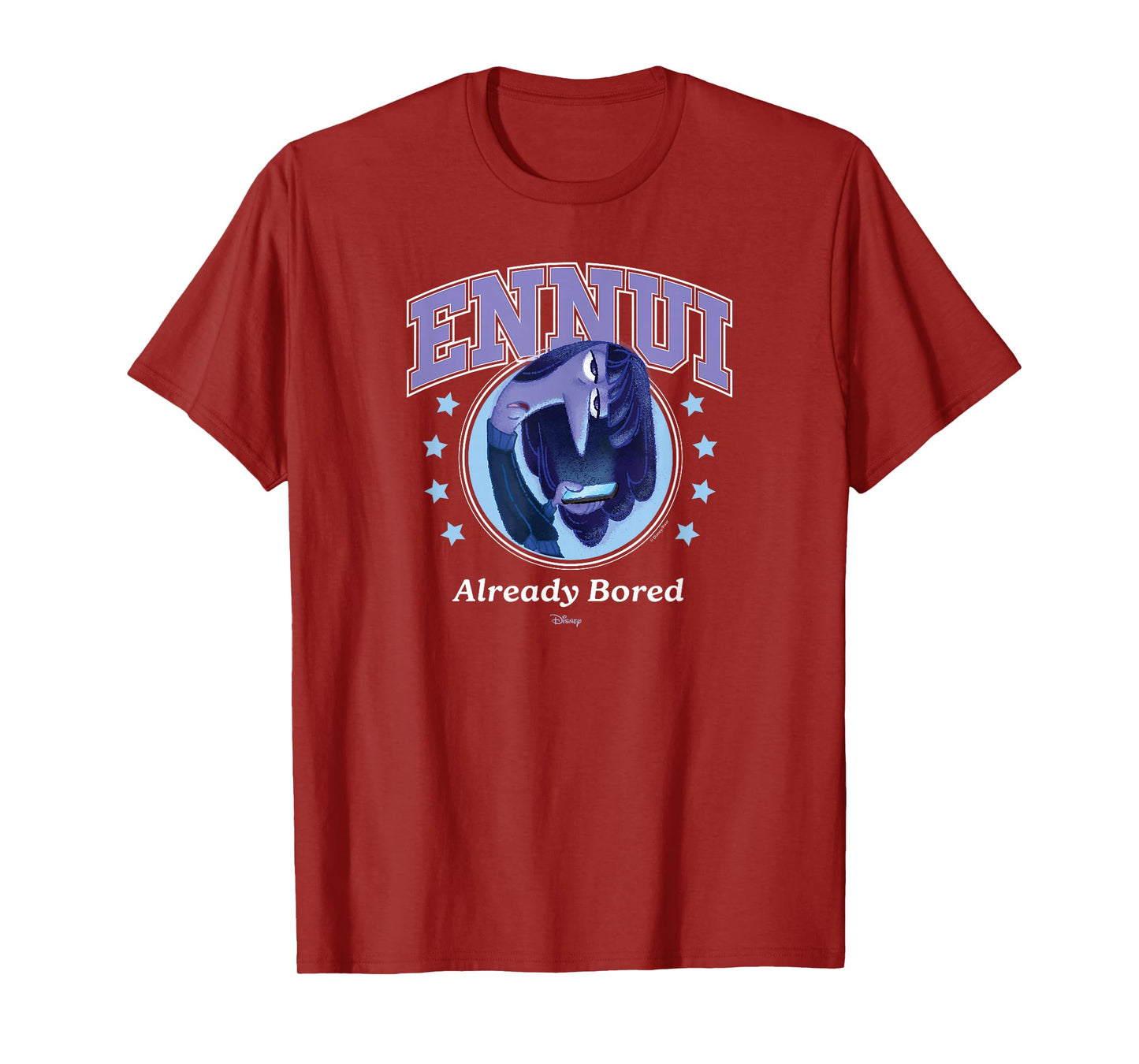 Inside Out 2 - Ennui Already Bored Emotion Character T-Shirt