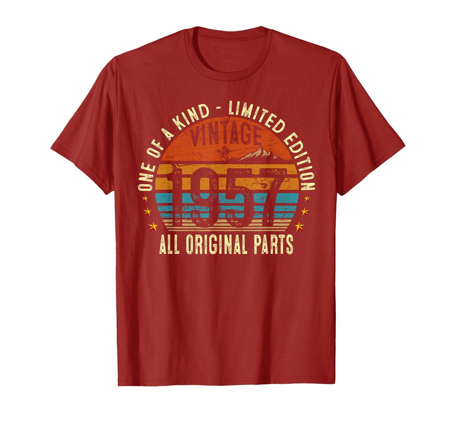 Vintage 1957 68 Years Old Men Women 68th Birthday Gifts T-Shirt