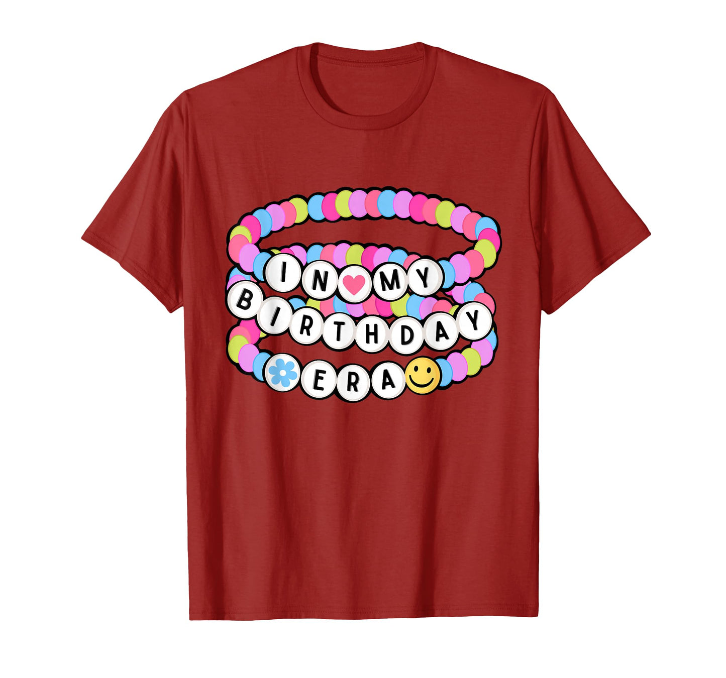 In My Birthday Era Friendship Bracelet - Birthday Girl T-Shirt