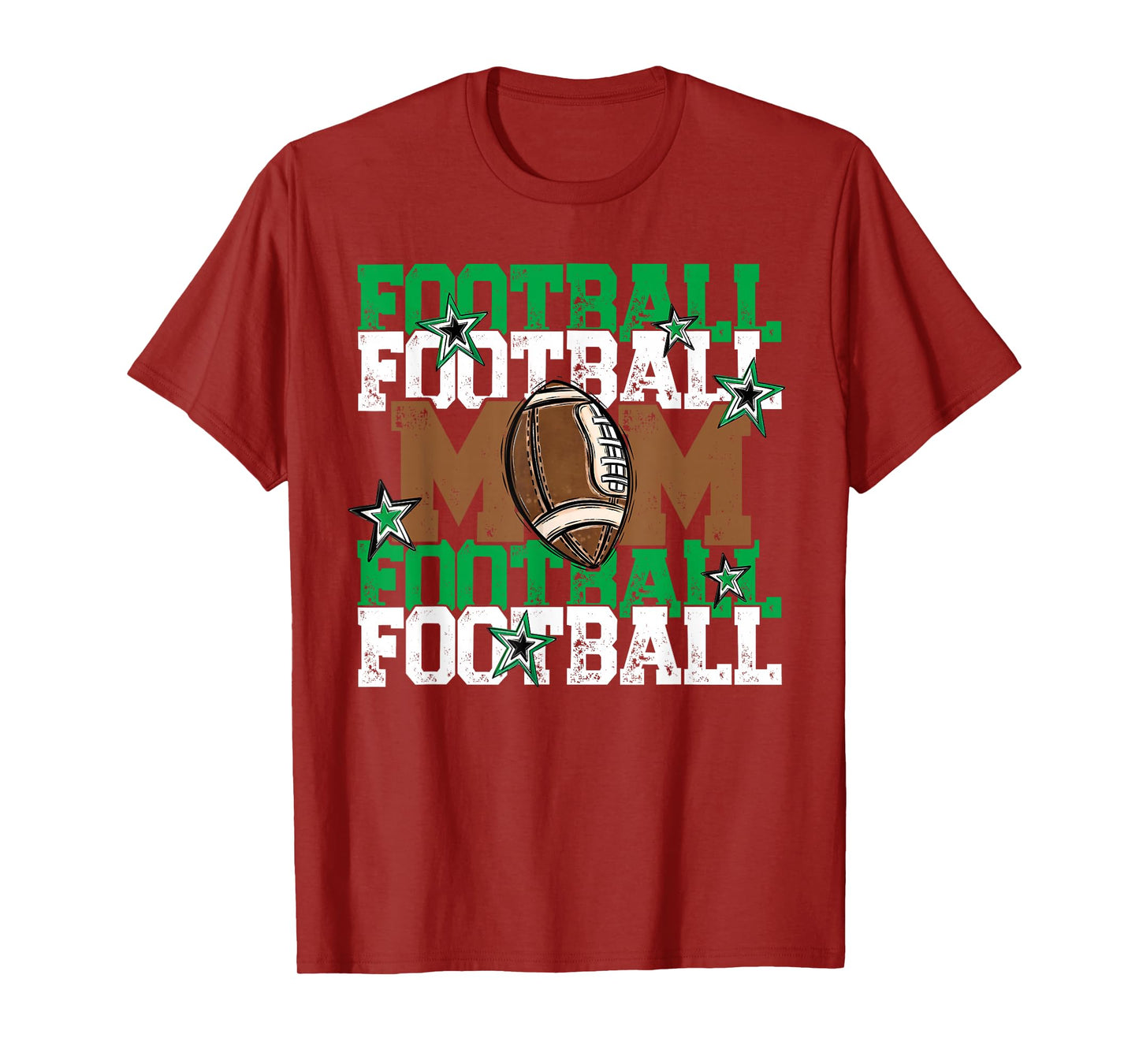 Touchdown American Football Mom Game Day Thanksgiving Retro T-Shirt