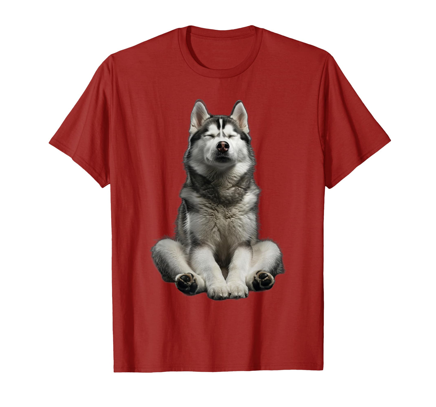 Siberian Husky Yoga T-Shirt