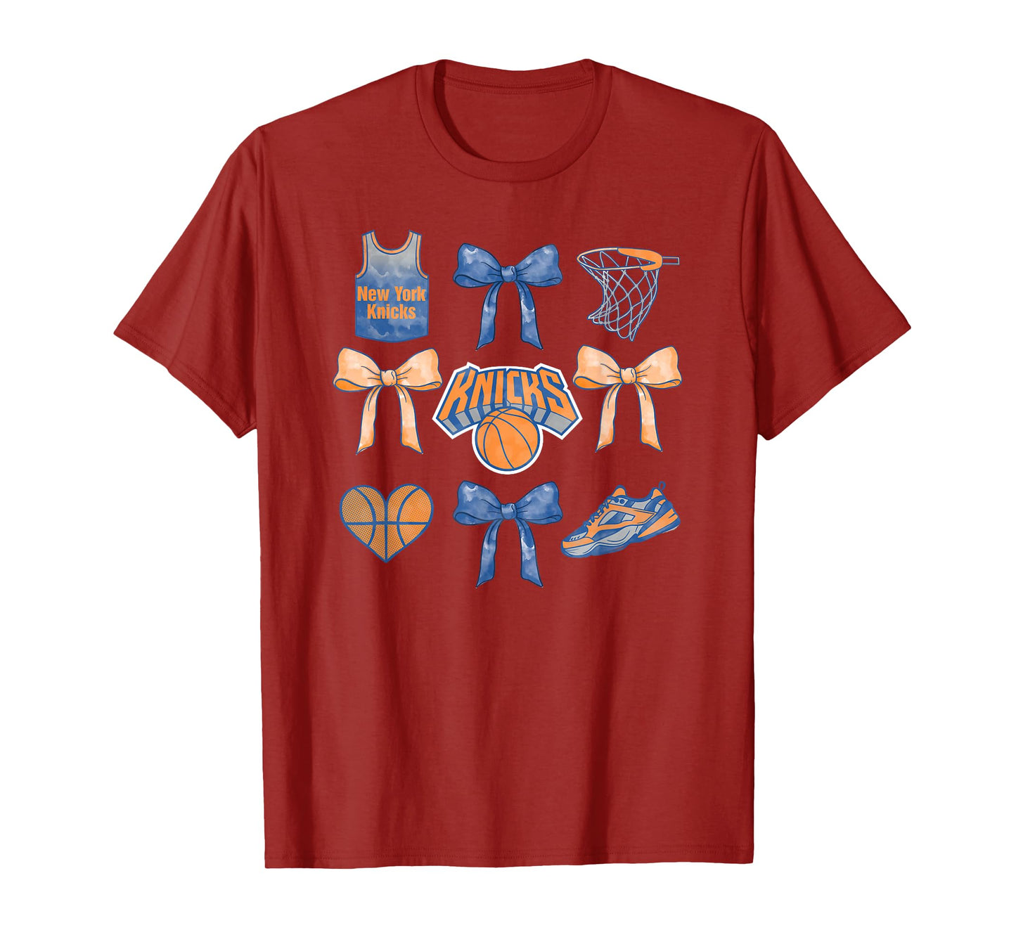 NBA New York Knicks Bow Grid T-Shirt